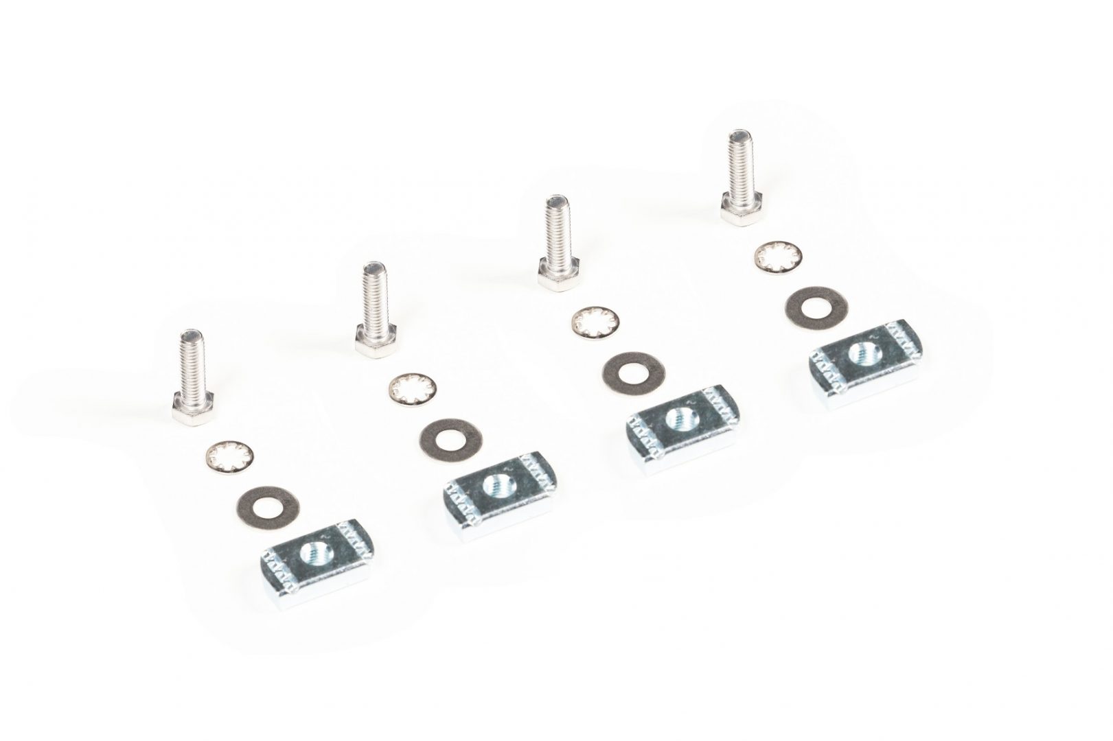 M10 x 20 Aluminium Bolt & Strut Nut Fastening Kit