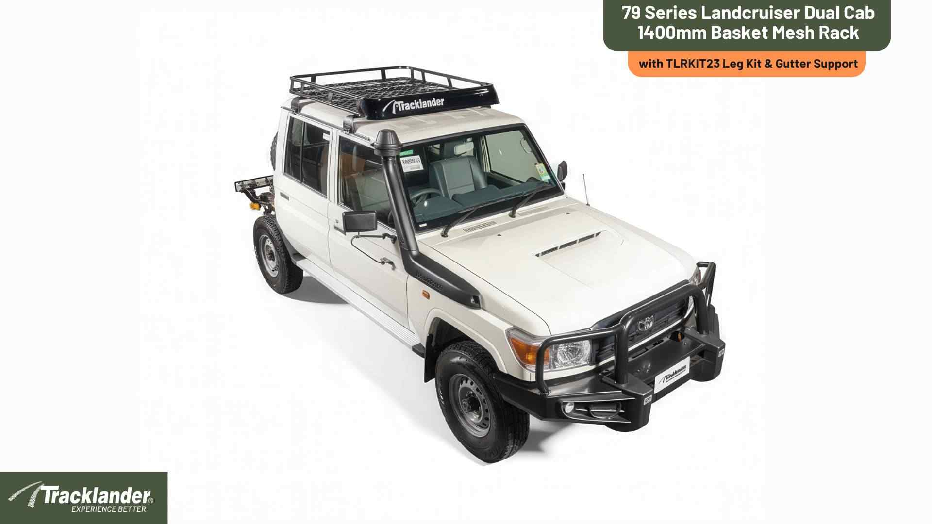 79 Series Dual Cab Tracklander Roof Rack Best Roof Rack On The Market 10