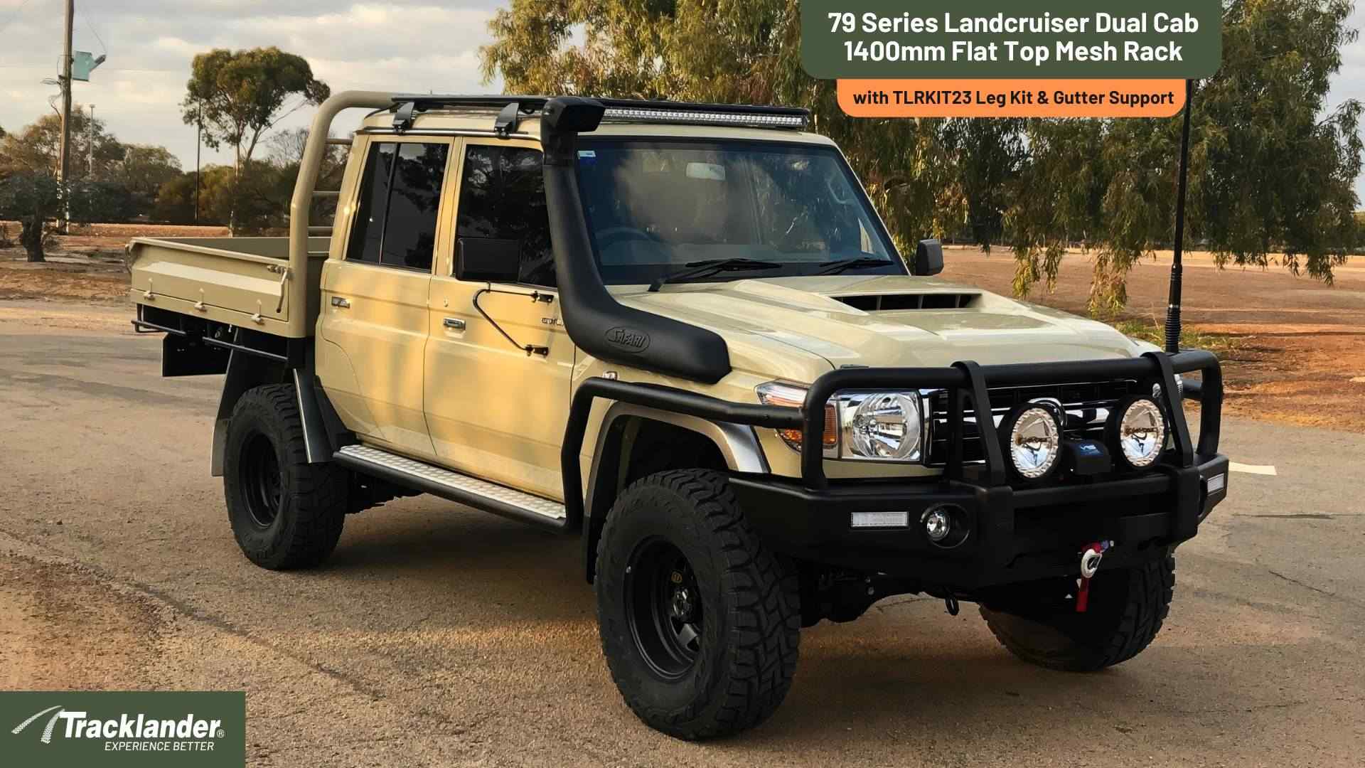 79 Series Dual Cab Tracklander Roof Rack Best Roof Rack On The Market 12