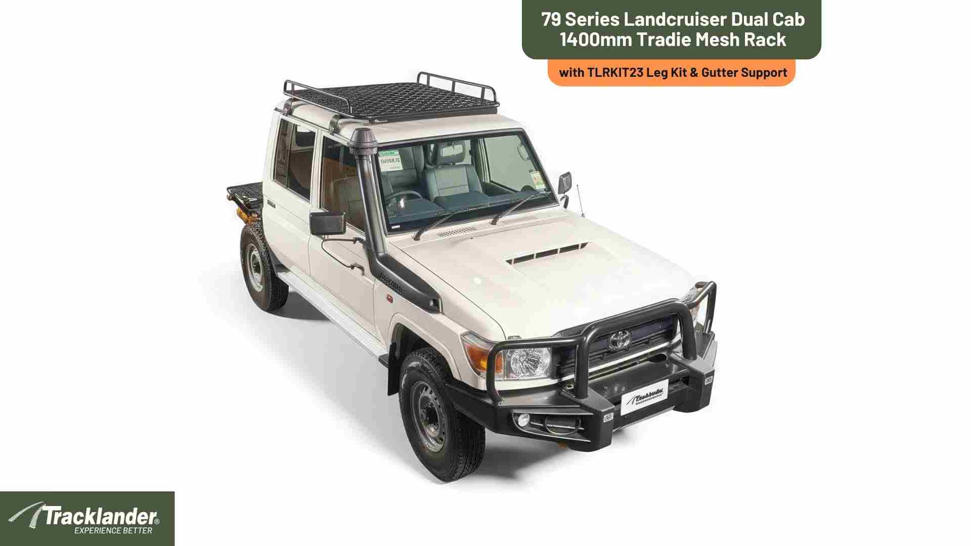 79 Series Dual Cab Tracklander Roof Rack Best Roof Rack On The Market 14