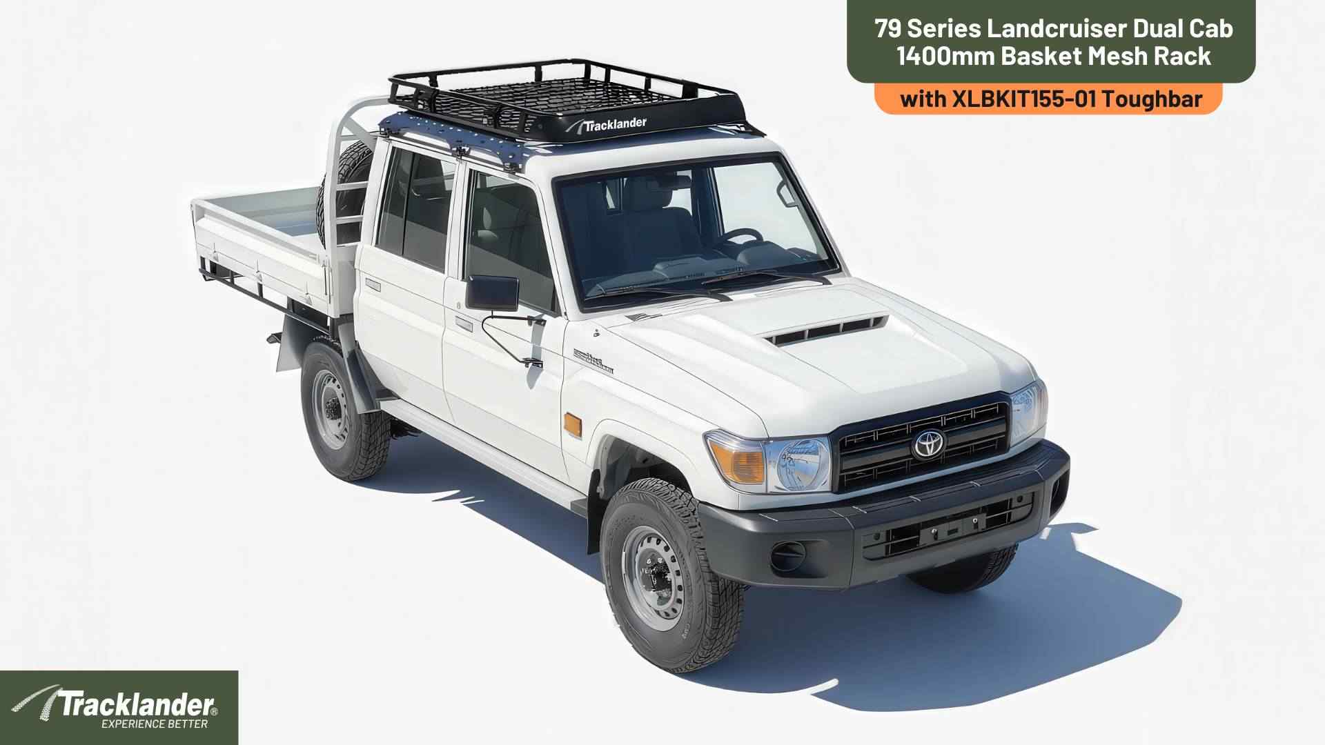 79 Series Dual Cab Tracklander Roof Rack Best Roof Rack On The Market 2