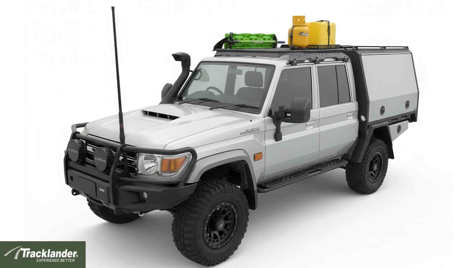 79 Series Dual Cab Tracklander Roof Rack Best Roof Rack On The Market 3