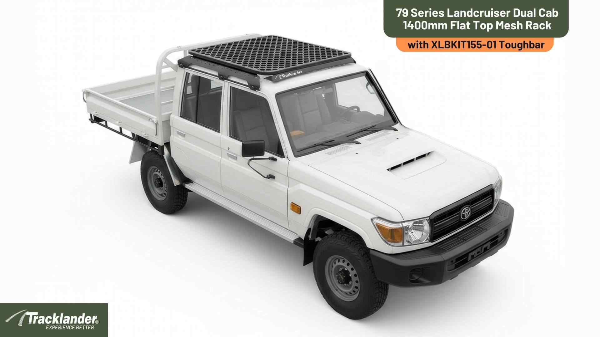 79 Series Dual Cab Tracklander Roof Rack Best Roof Rack On The Market 5