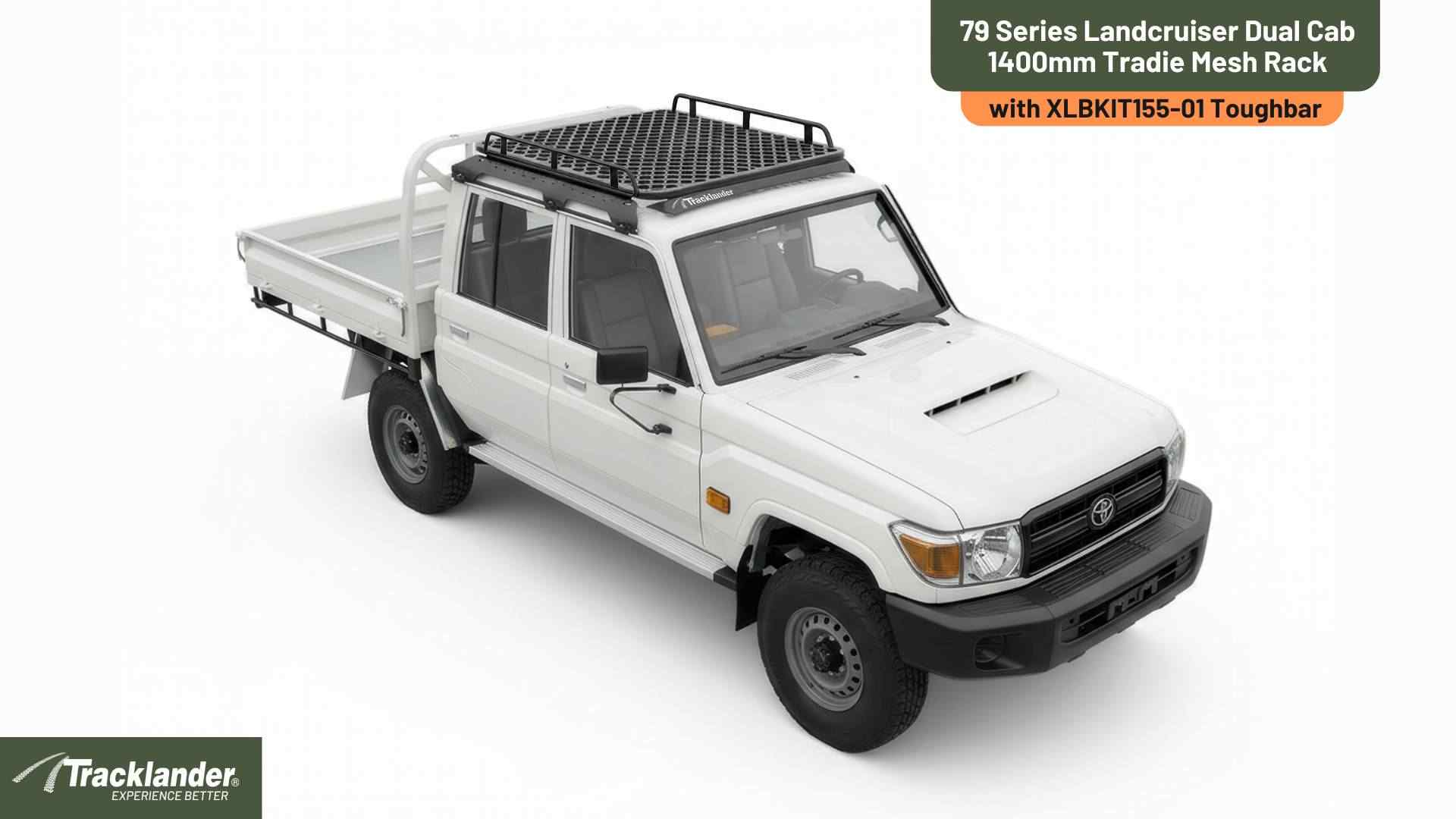 79 Series Dual Cab Tracklander Roof Rack Best Roof Rack On The Market 6
