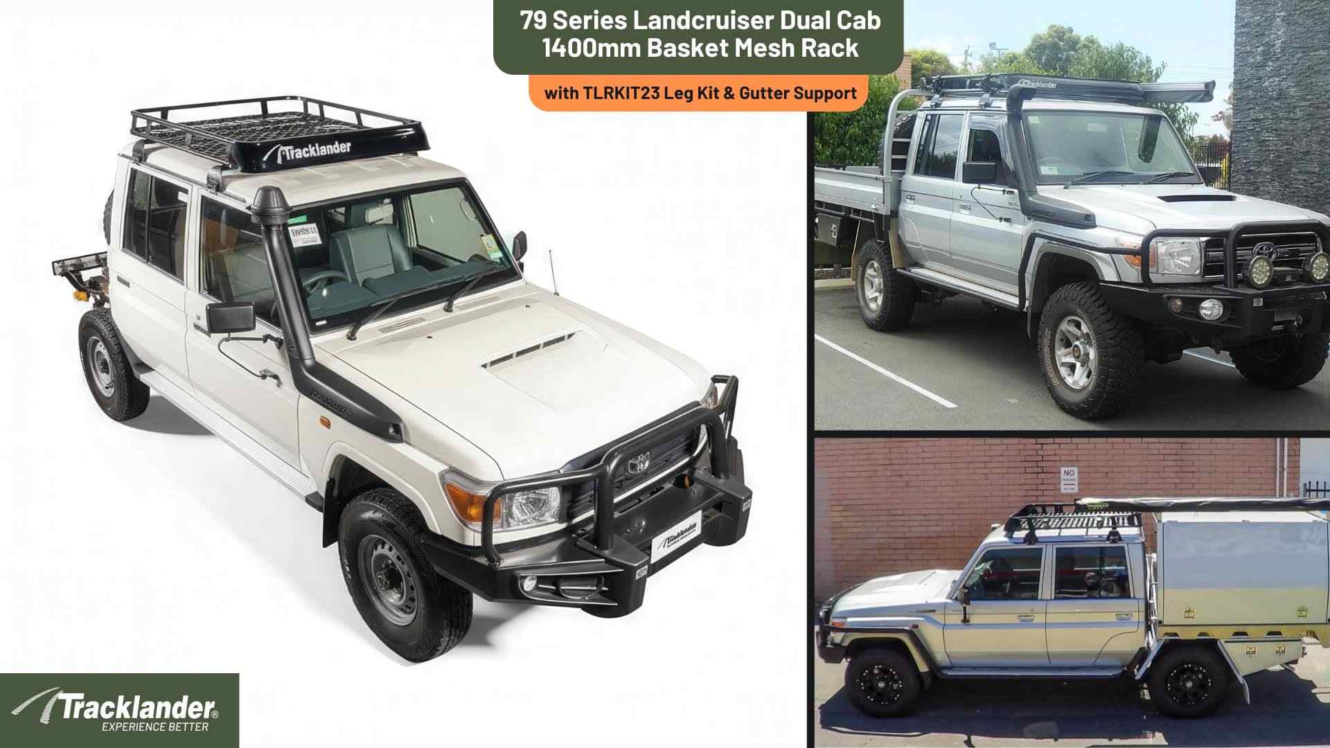 79 Series Dual Cab Tracklander Roof Rack Best Roof Rack On The Market 8