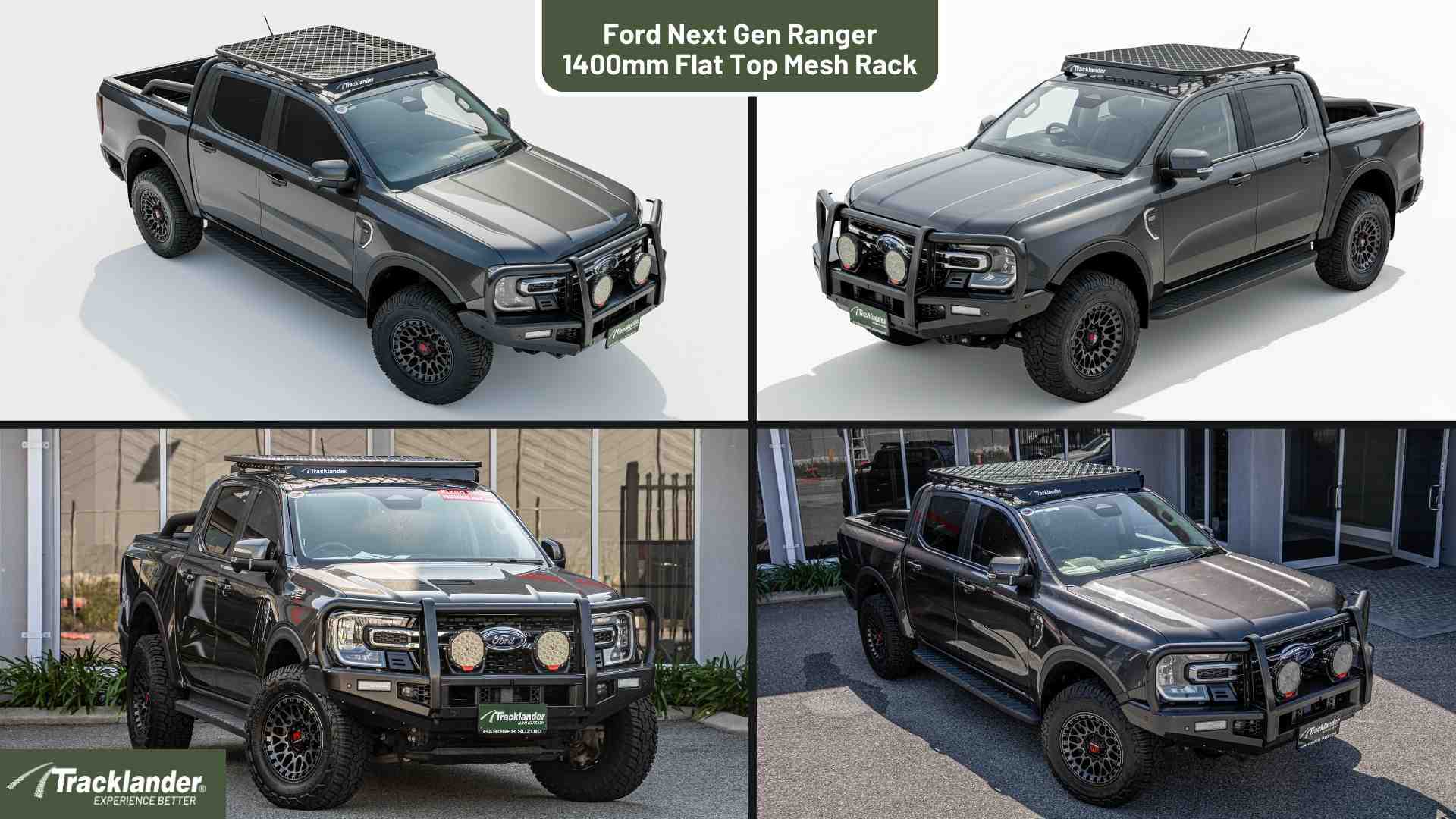 Ford Next Gen Ranger Tracklander Mesh Roof Rack Best Roofrack On the Market 10 1