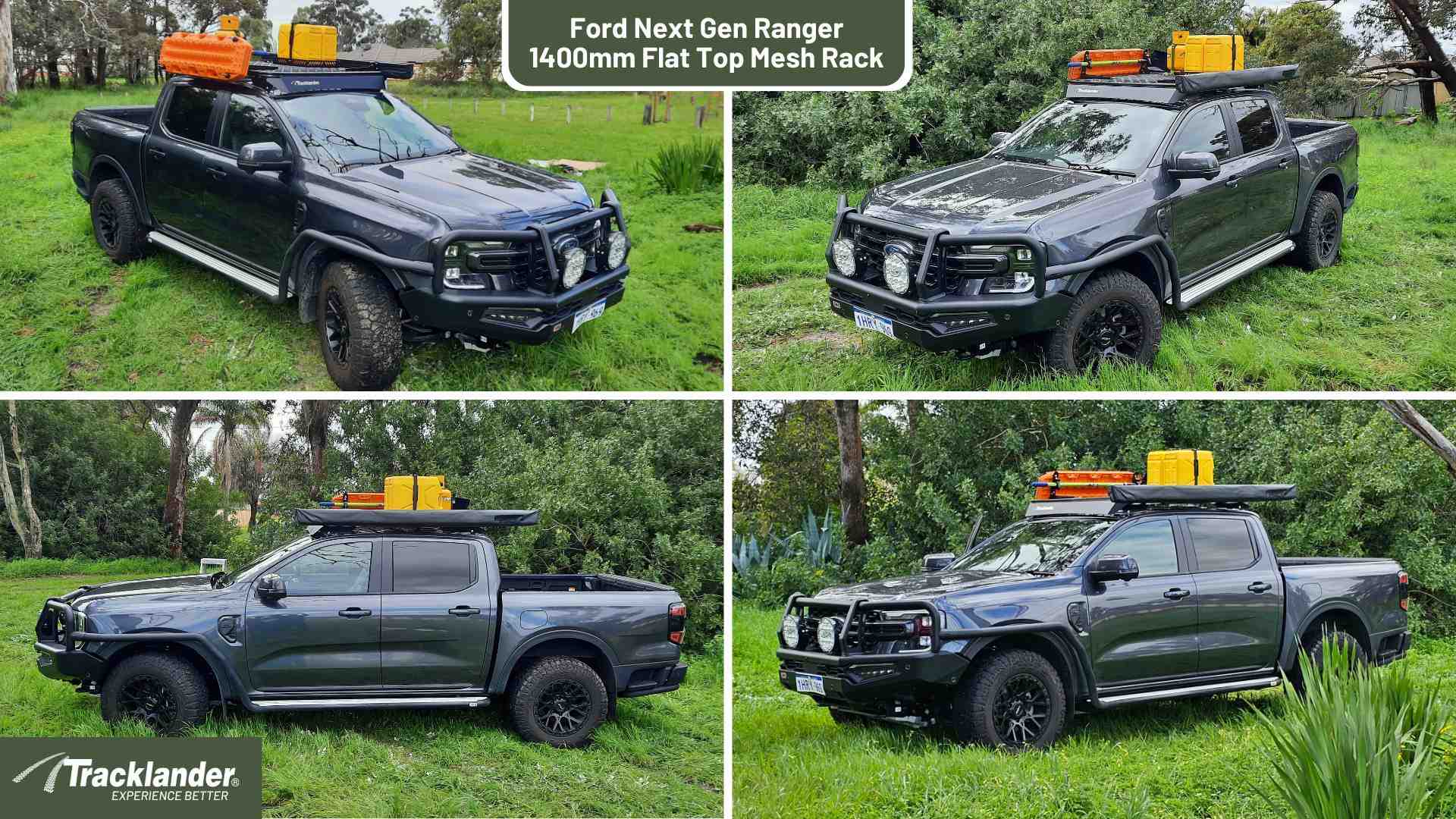 Ford Next Gen Ranger Tracklander Mesh Roof Rack Best Roofrack On the Market 4 1