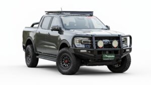 Ford Ranger Next Gen Dual Cab 2022-Current Tracklander Mesh Roof Rack
