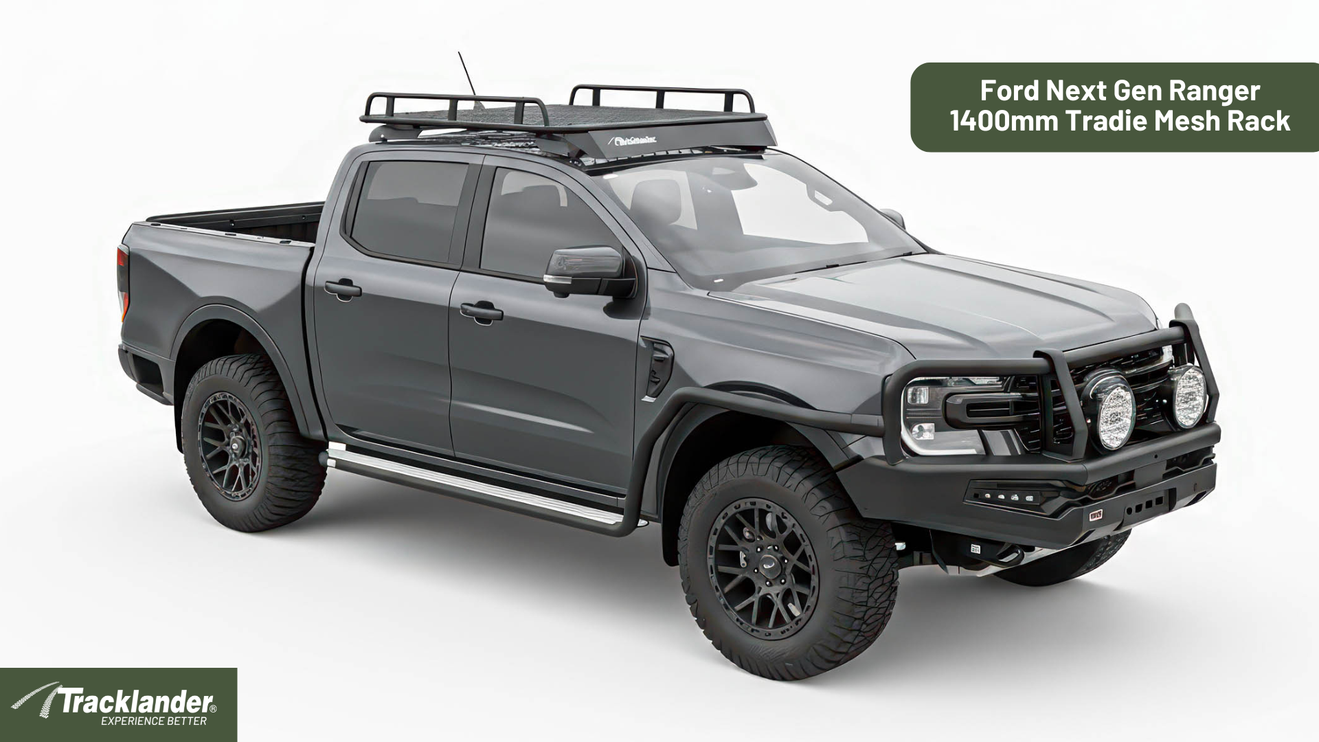 Ford Next Gen Ranger Tracklander Mesh Roof Rack Best Roofrack On the Market