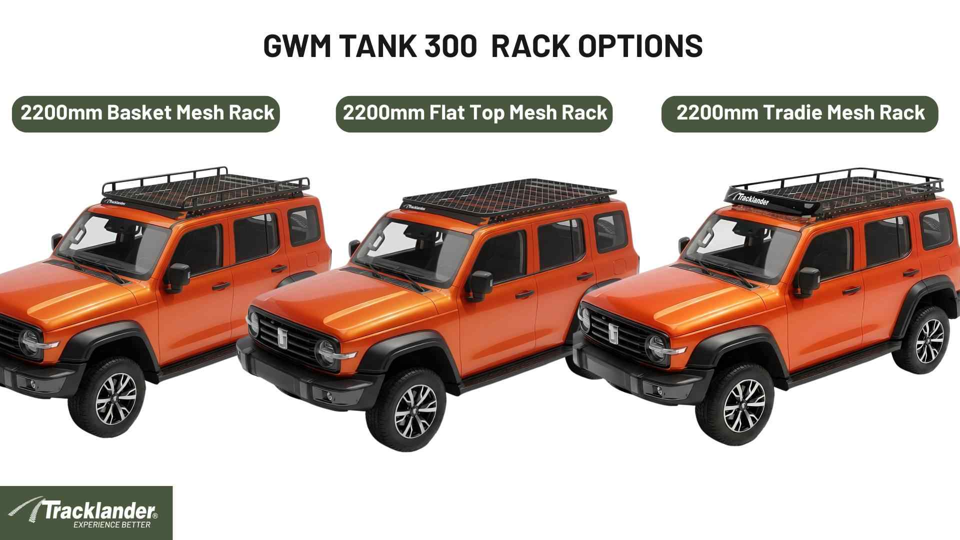 GWM TANK 300 Tracklander Mesh Roof Rack Best Roofrack On the Market 10