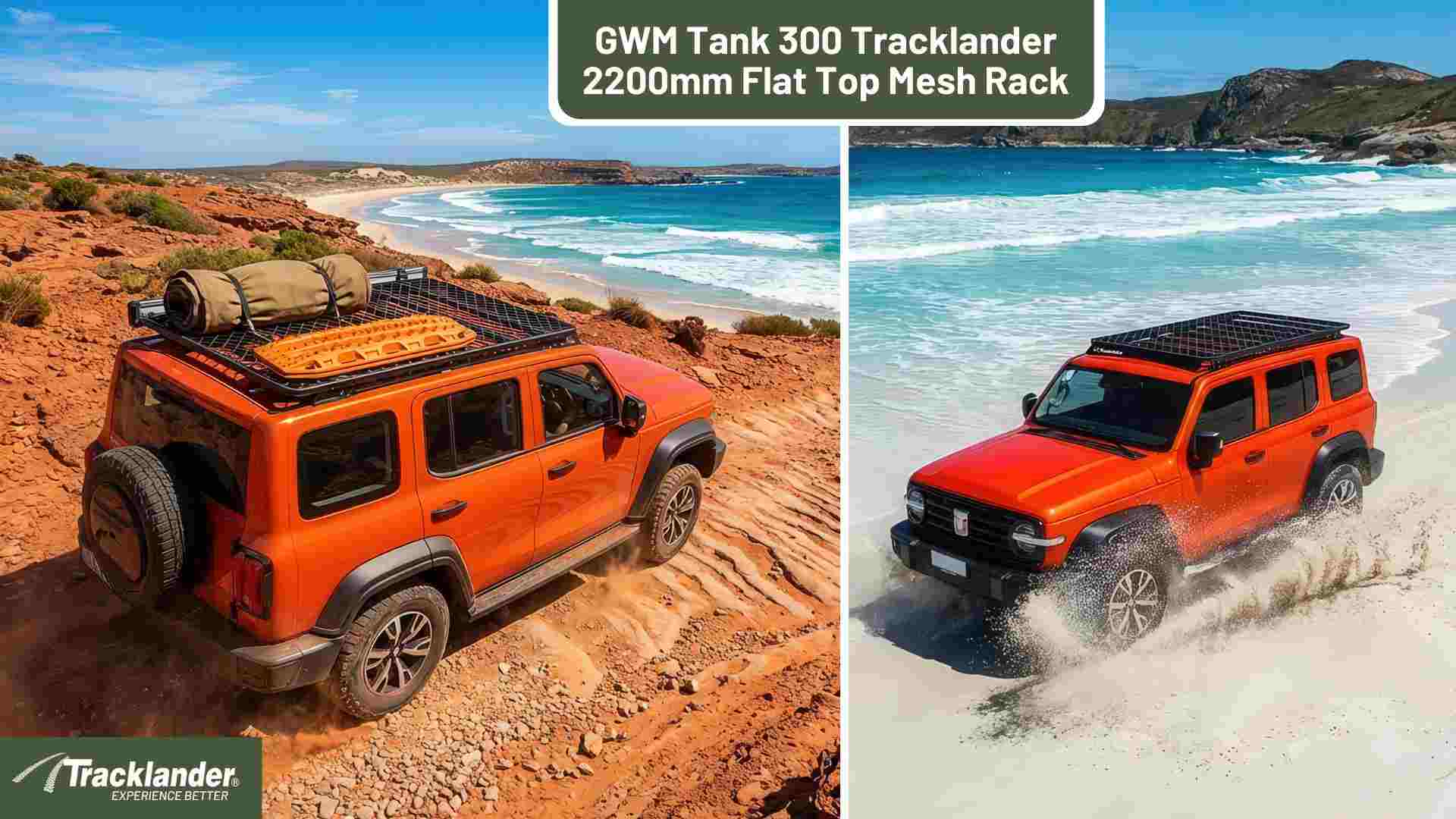 GWM TANK 300 Tracklander Mesh Roof Rack Best Roofrack On the Market 12