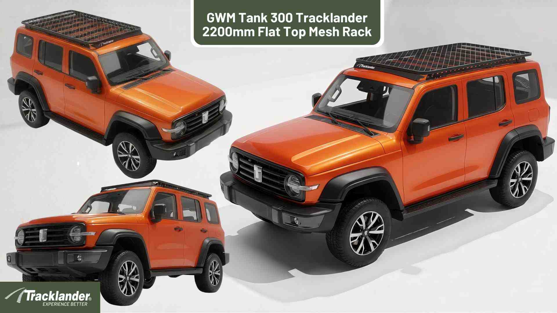 GWM TANK 300 Tracklander Mesh Roof Rack Best Roofrack On the Market 13
