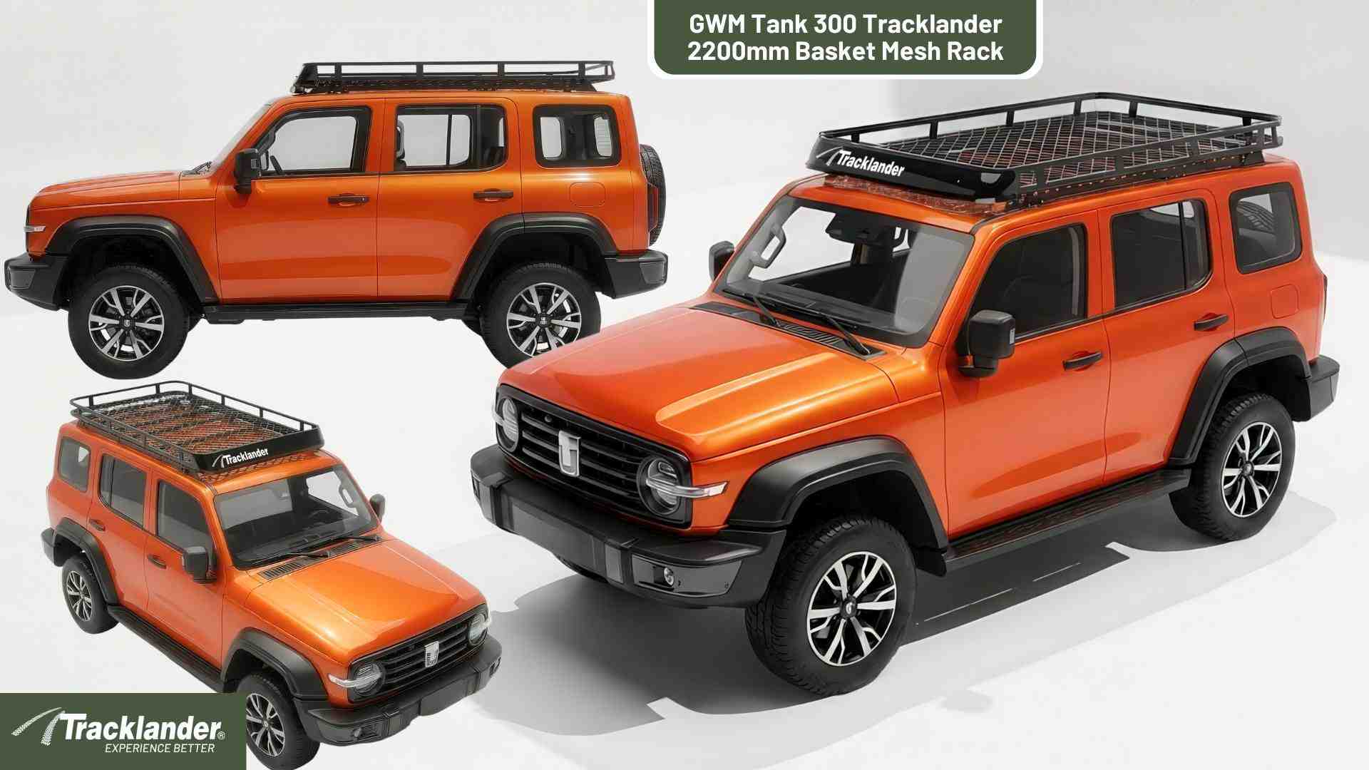 GWM TANK 300 Tracklander Mesh Roof Rack Best Roofrack On the Market 6