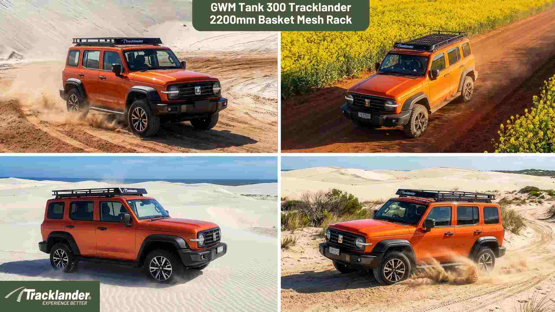 GWM TANK 300 Tracklander Mesh Roof Rack Best Roofrack On the Market 8