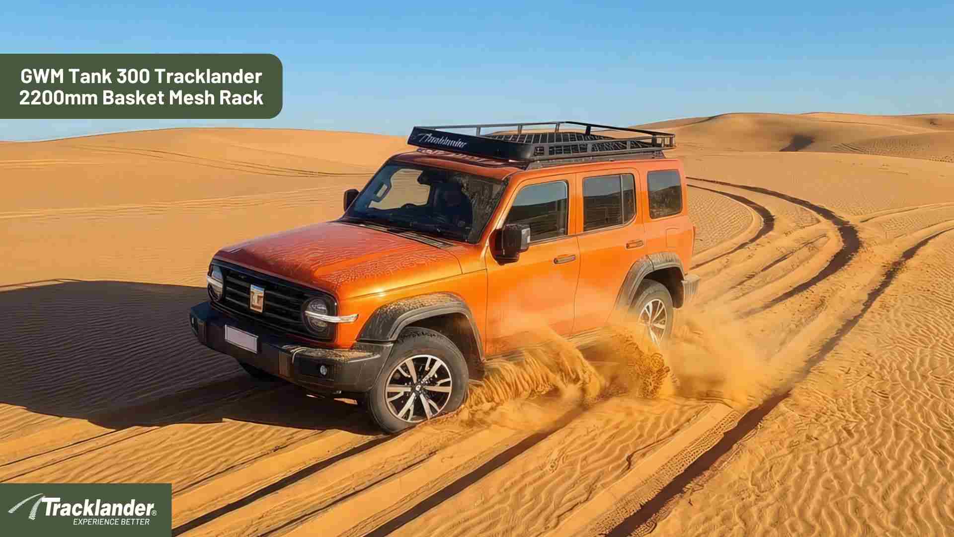 GWM TANK 300 Tracklander Mesh Roof Rack Best Roofrack On the Market 9