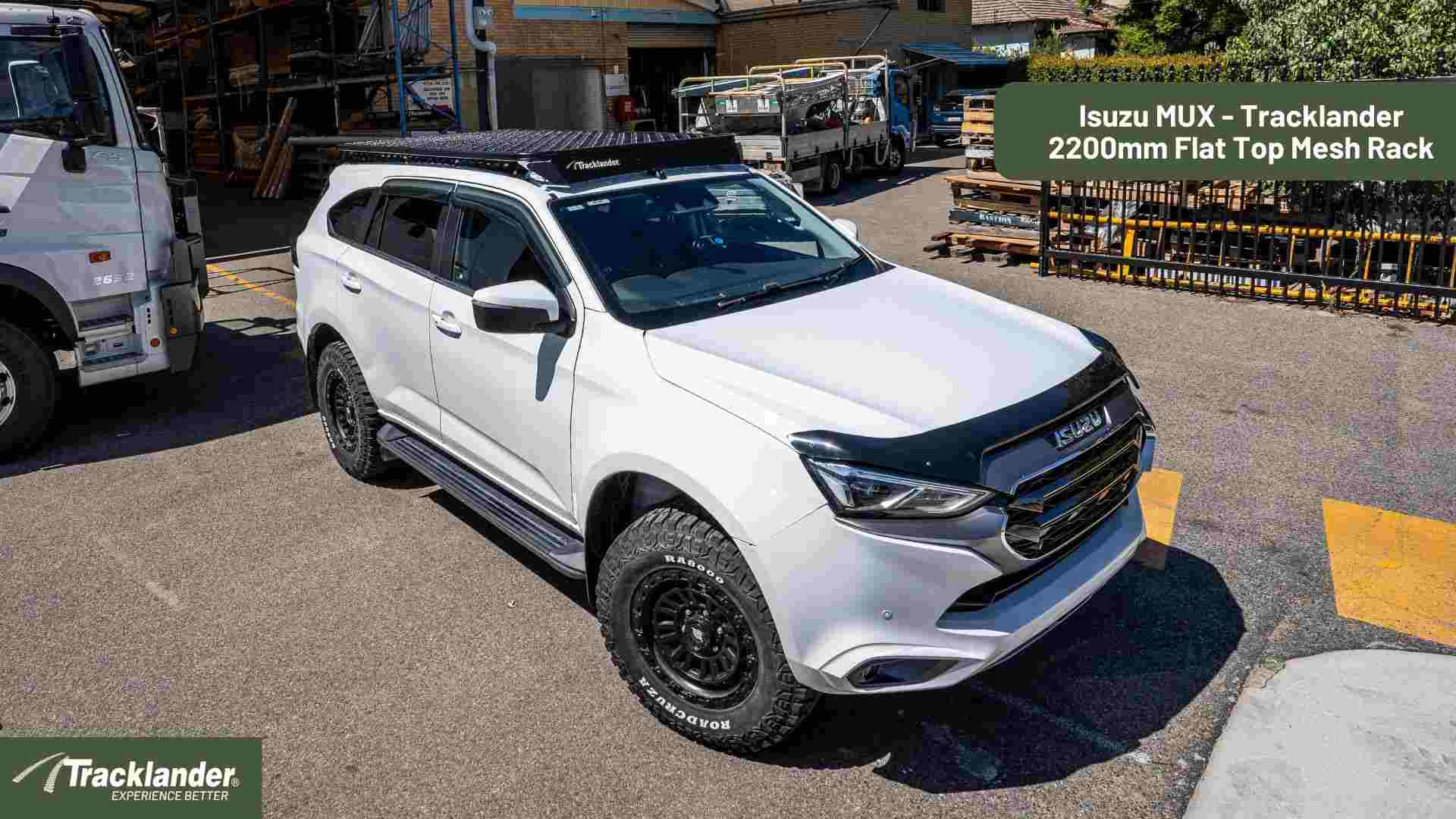 Isuzu MUX Tracklander Roof Rack Mesh 2