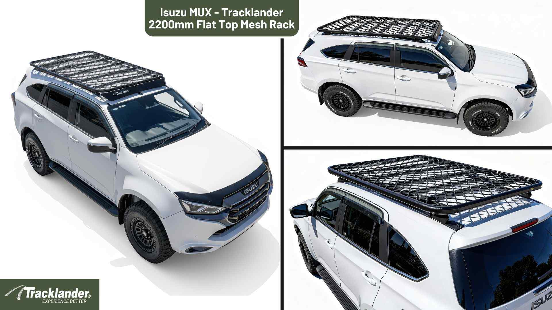 Isuzu MUX Tracklander Roof Rack Mesh 4