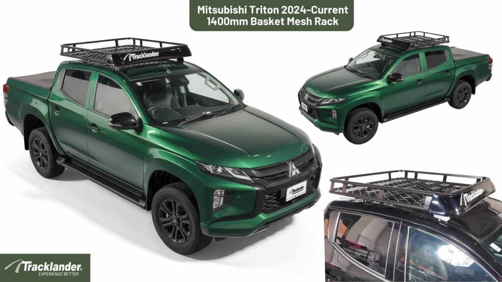 TRITON BASIC CARGO　STONE　M Mitsubishi Triton Roof Rack Kits For MV Dual Cab 2024-Current