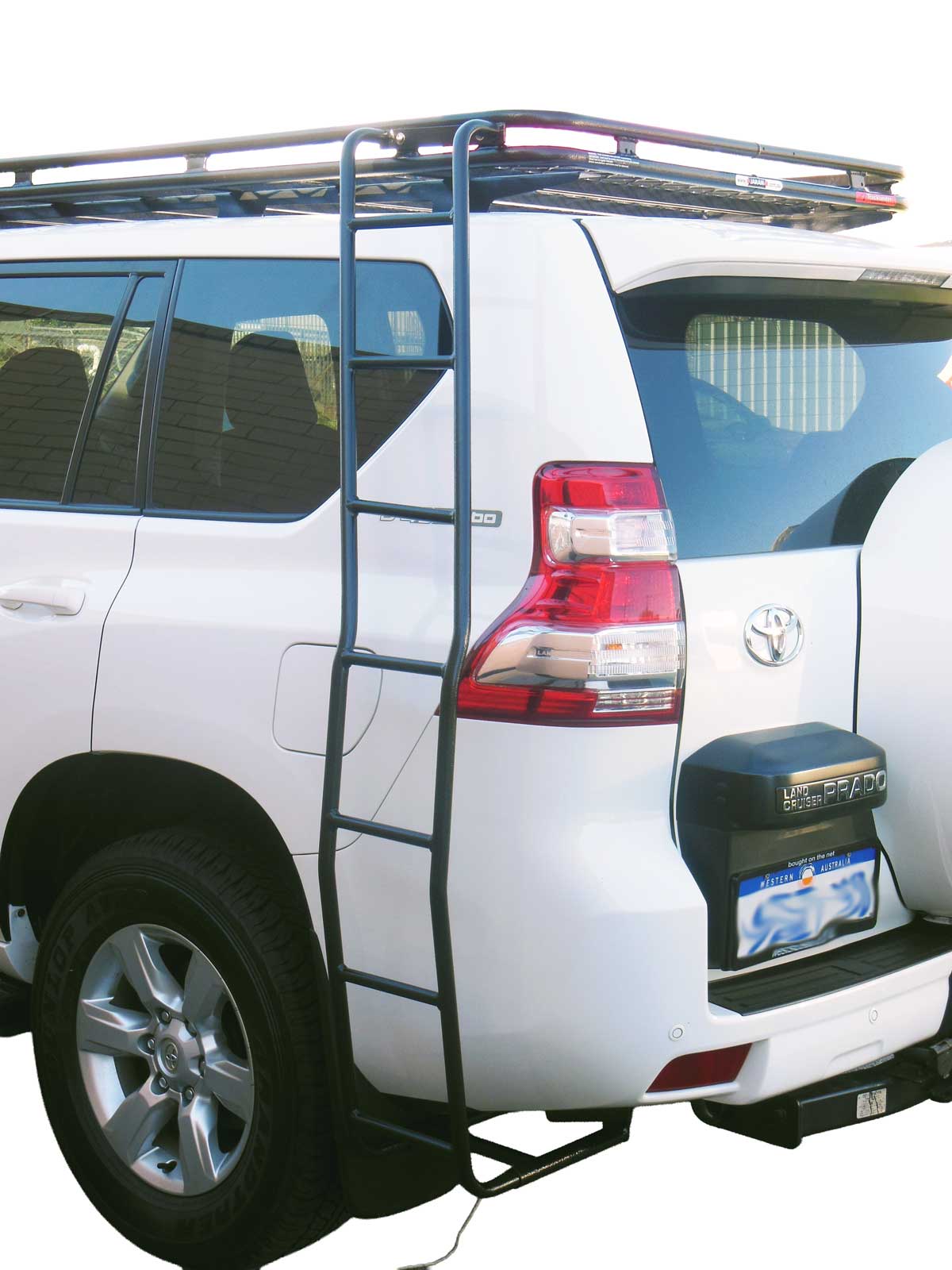 150 Prado Roof Basket Ladder