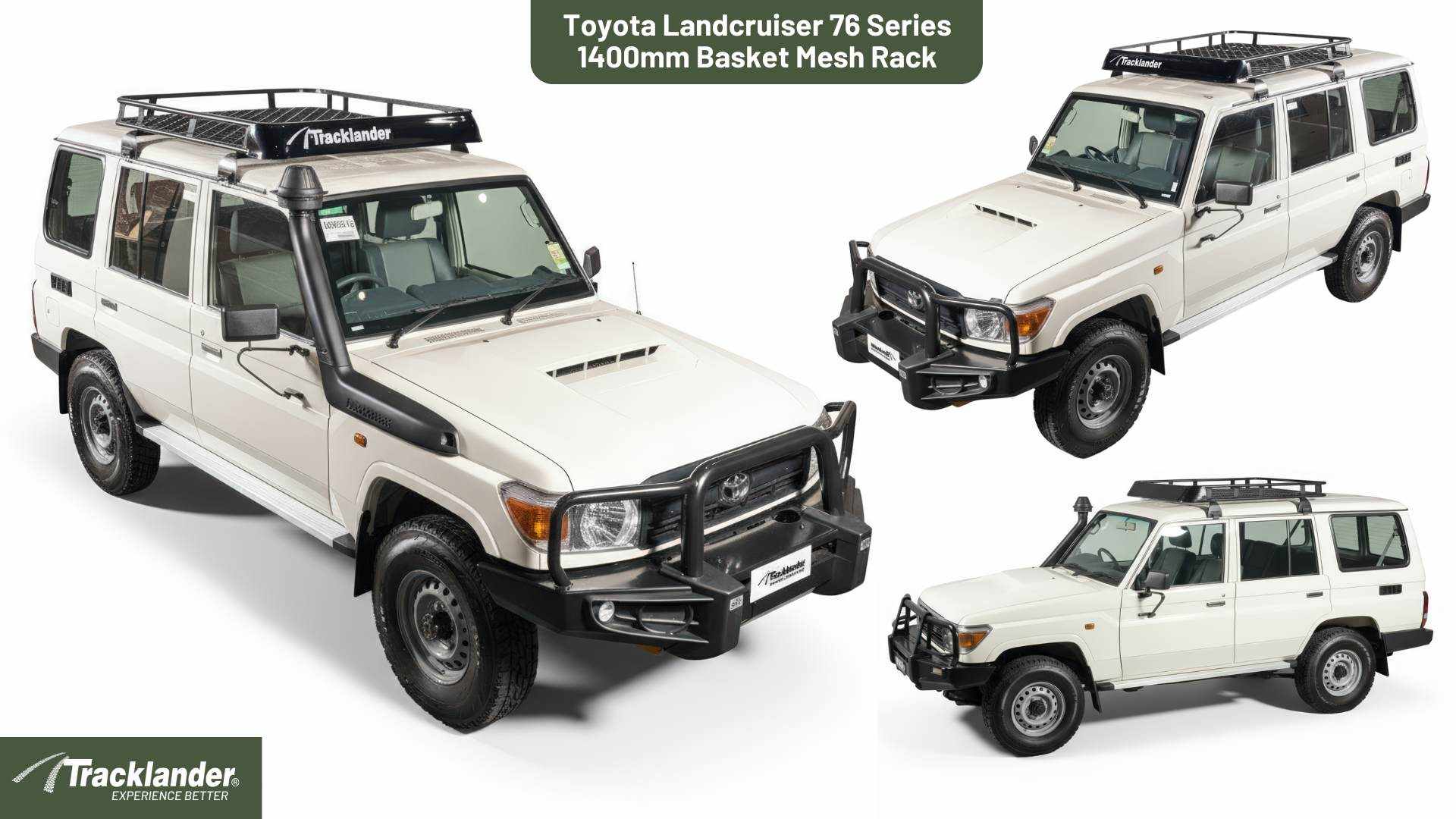 Toyota 76 Series Landcruiser Tracklander Mesh Roof Rack The Best Roof Rack On The Market 4