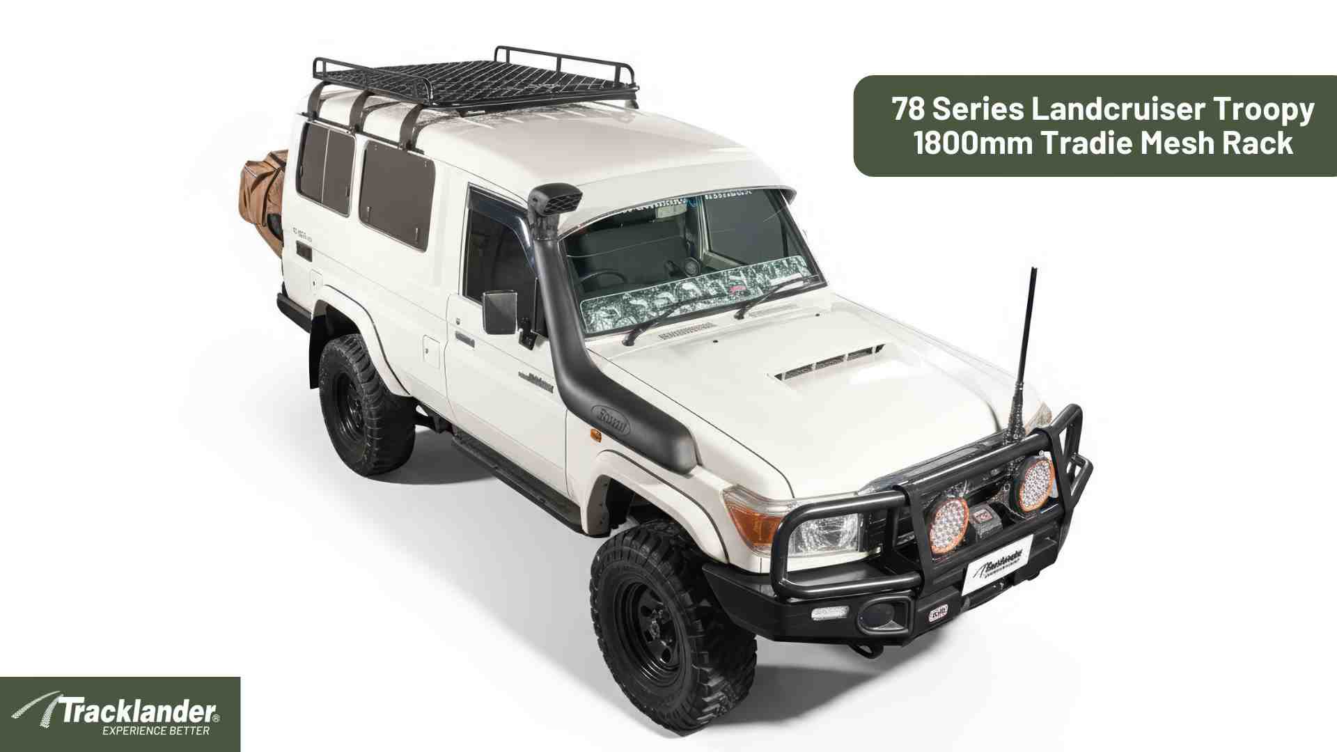 Toyota 78 Series Landcruiser Troopy Tracklander Mesh RoofRack The Best Roof Rack On The Market 1