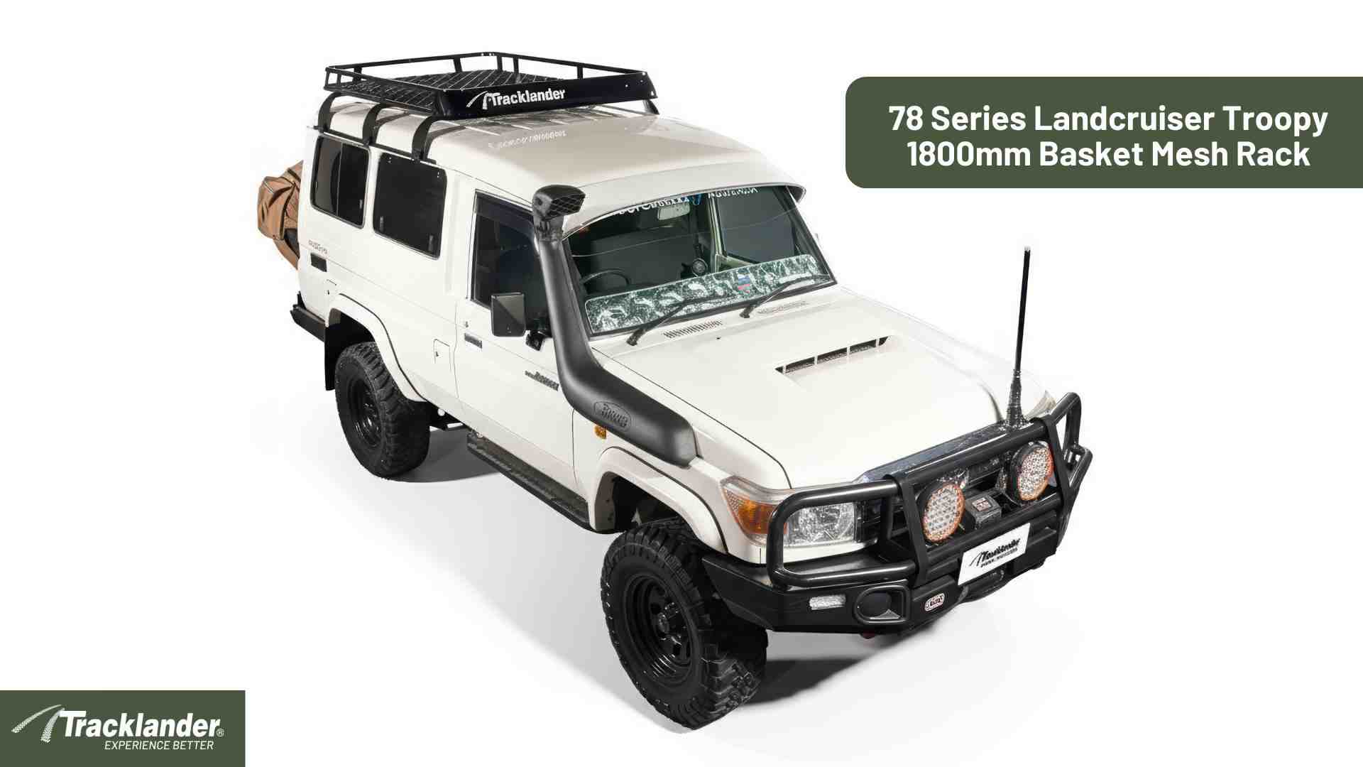 Toyota 78 Series Landcruiser Troopy Tracklander Mesh RoofRack The Best Roof Rack On The Market 10