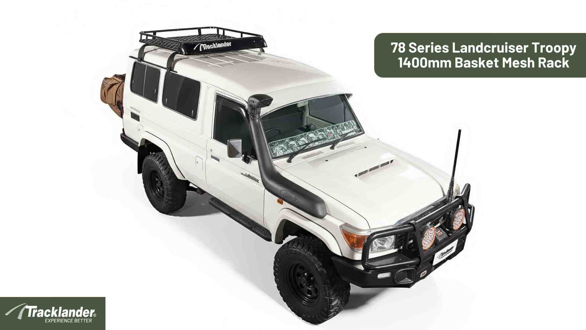 Toyota 78 Series Landcruiser Troopy Tracklander Mesh RoofRack The Best Roof Rack On The Market 13