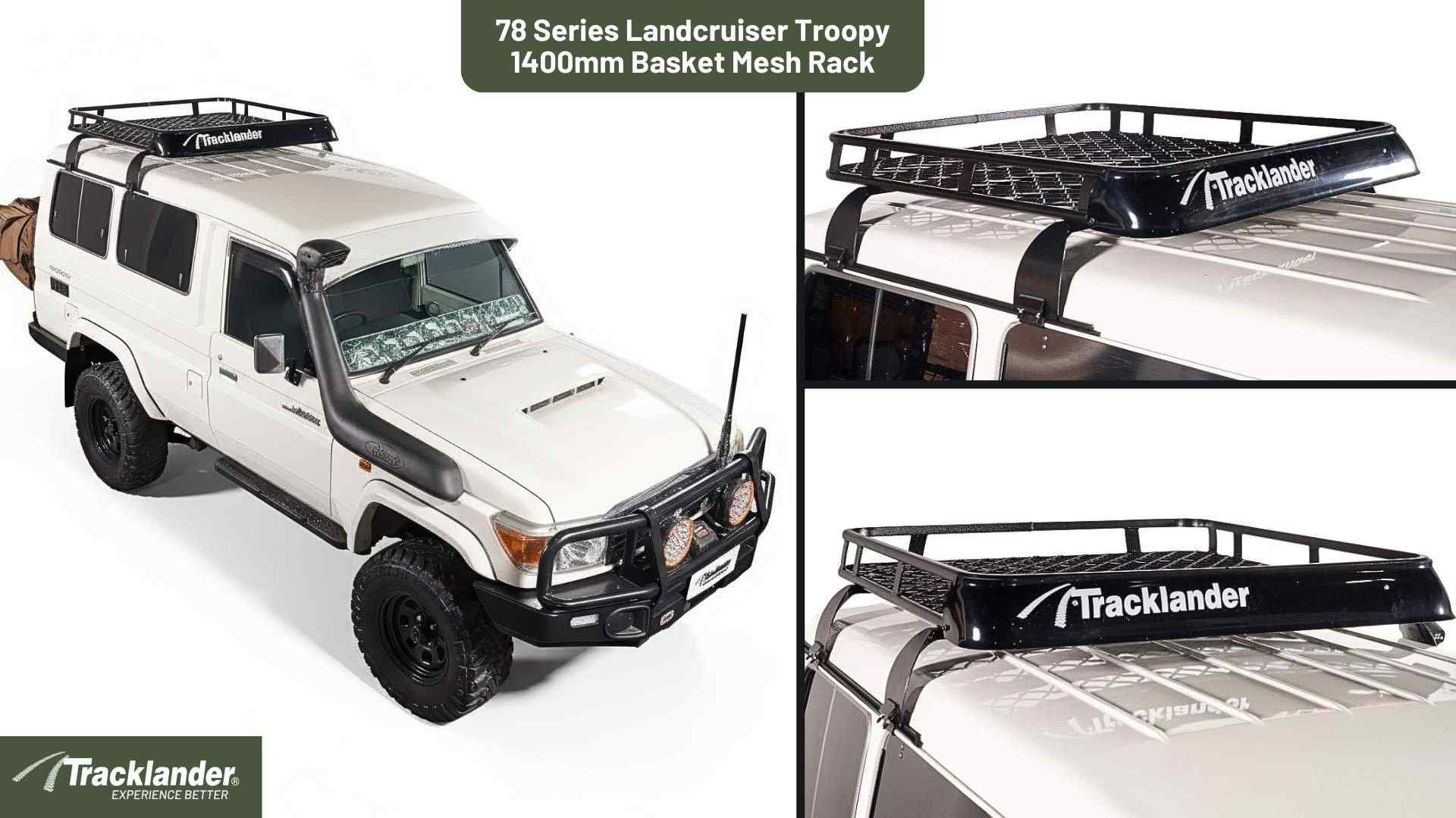 Toyota 78 Series Landcruiser Troopy Tracklander Mesh RoofRack The Best Roof Rack On The Market 14