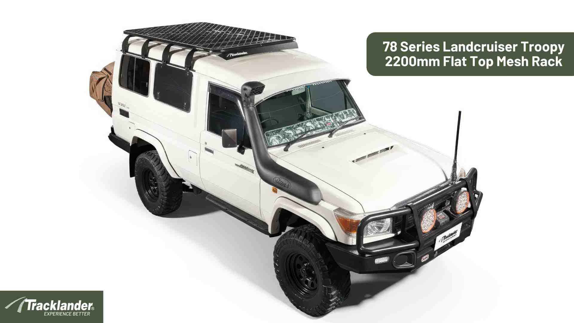 Toyota 78 Series Landcruiser Troopy Tracklander Mesh RoofRack The Best Roof Rack On The Market 19