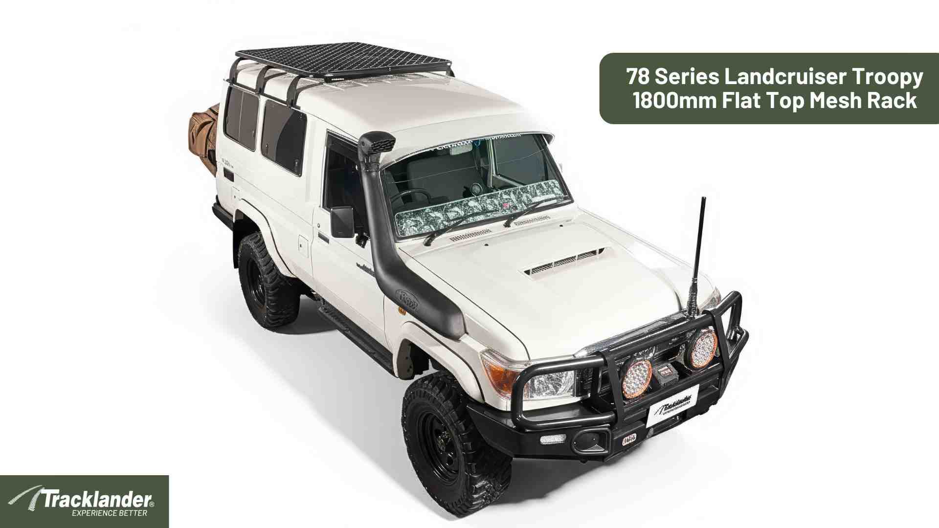 Toyota 78 Series Landcruiser Troopy Tracklander Mesh RoofRack The Best Roof Rack On The Market 21