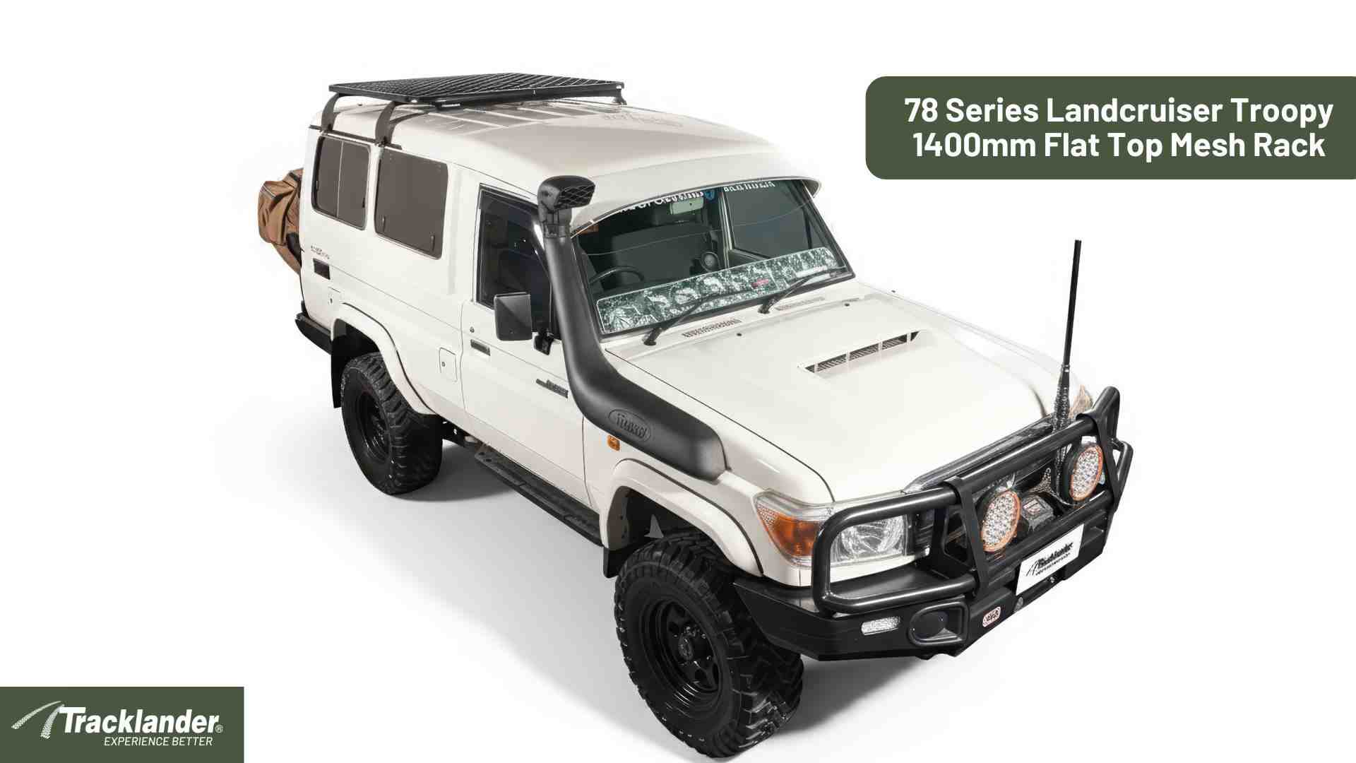 Toyota 78 Series Landcruiser Troopy Tracklander Mesh RoofRack The Best Roof Rack On The Market 23