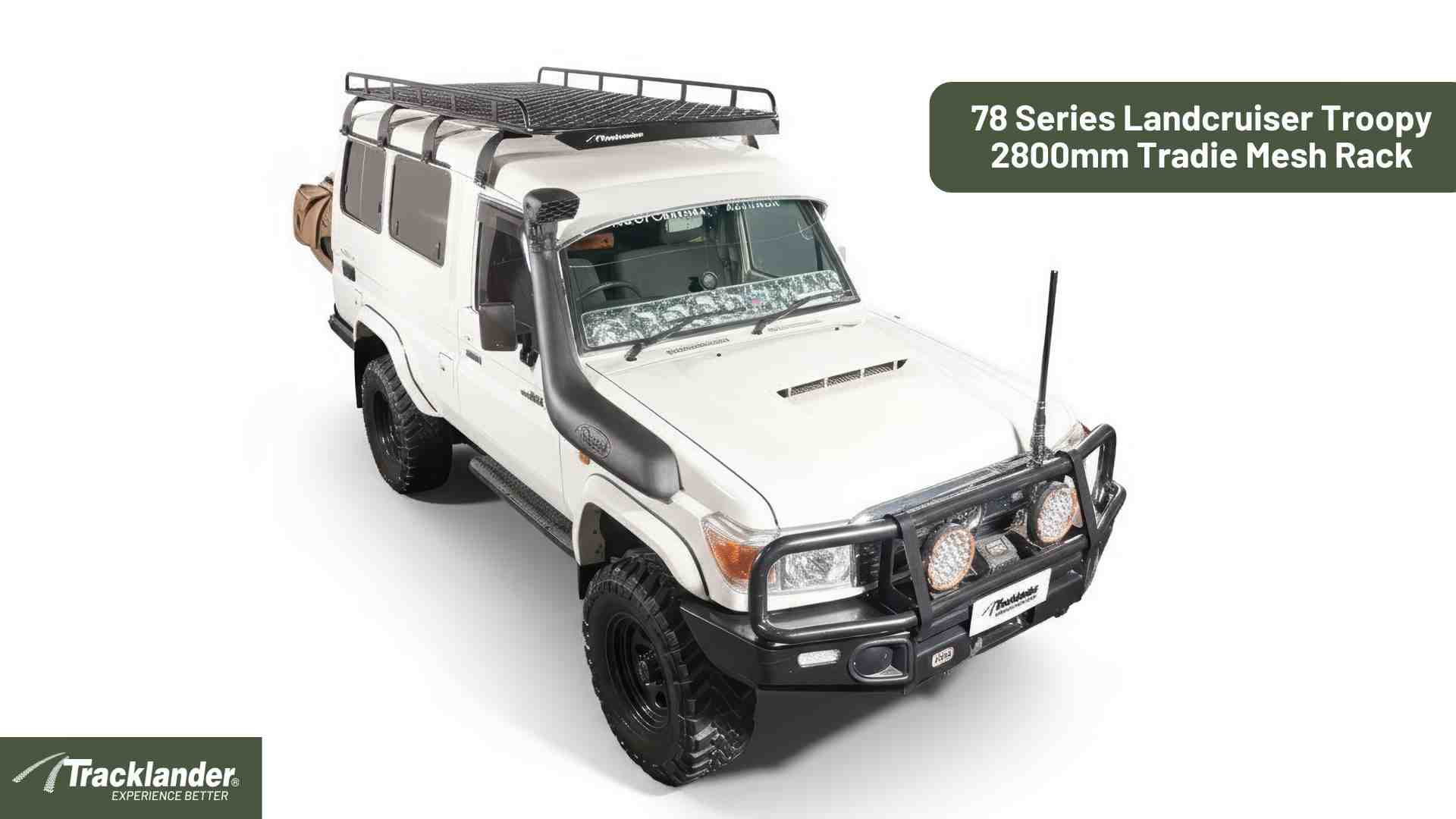Toyota 78 Series Landcruiser Troopy Tracklander Mesh RoofRack The Best Roof Rack On The Market 25