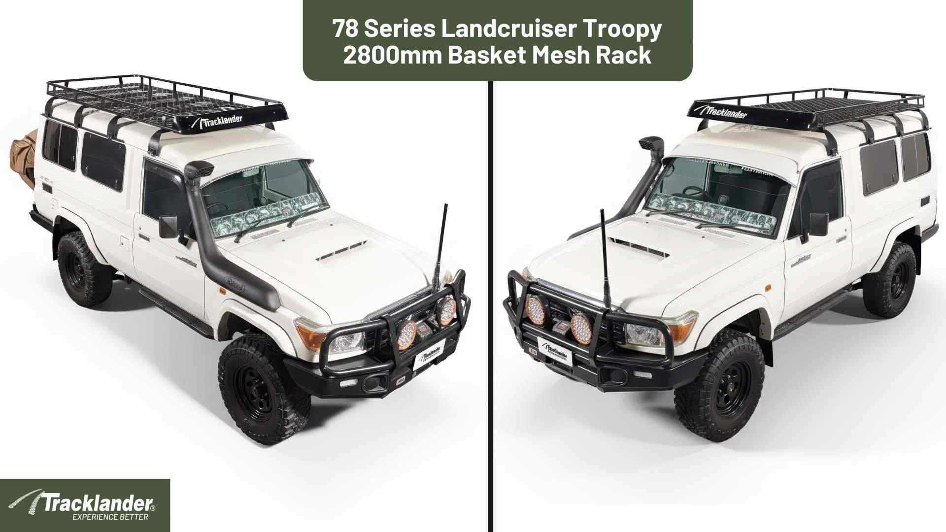 Toyota 78 Series Landcruiser Troopy Tracklander Mesh RoofRack The Best Roof Rack On The Market 5
