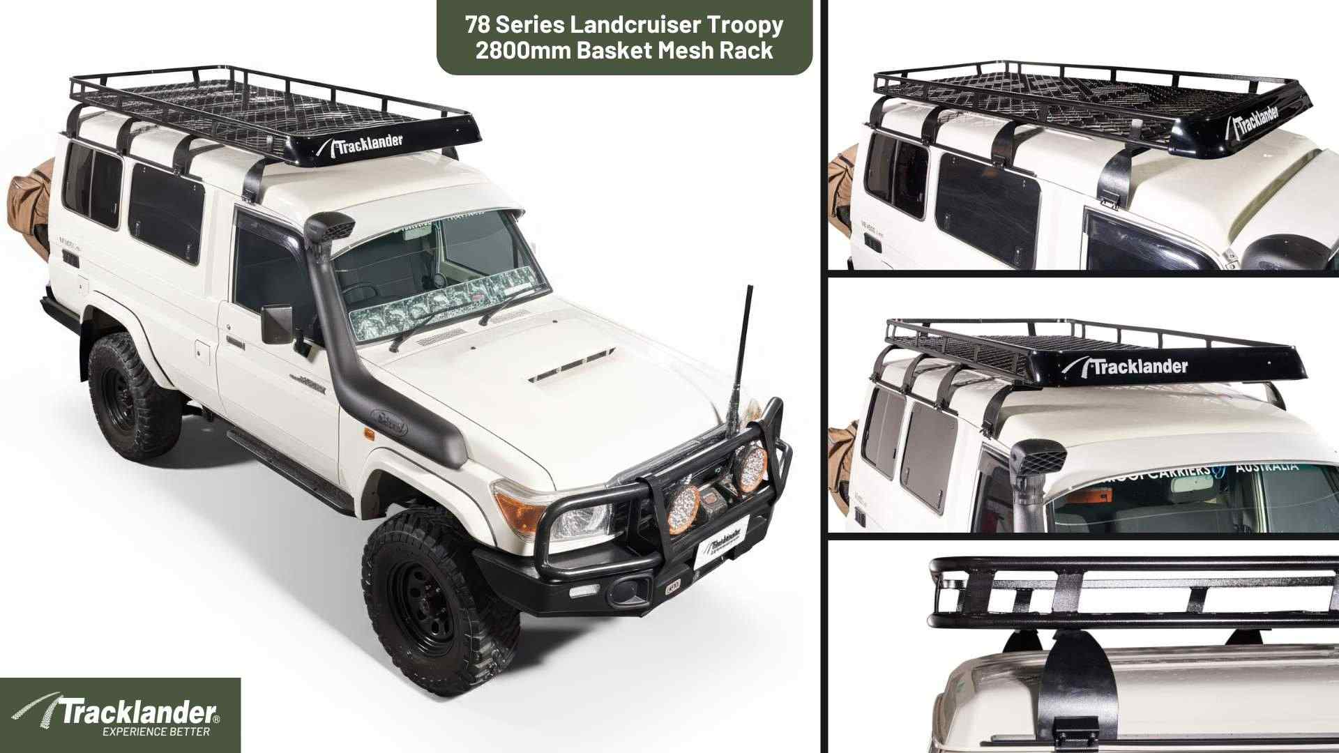 Toyota 78 Series Landcruiser Troopy Tracklander Mesh RoofRack The Best Roof Rack On The Market 6