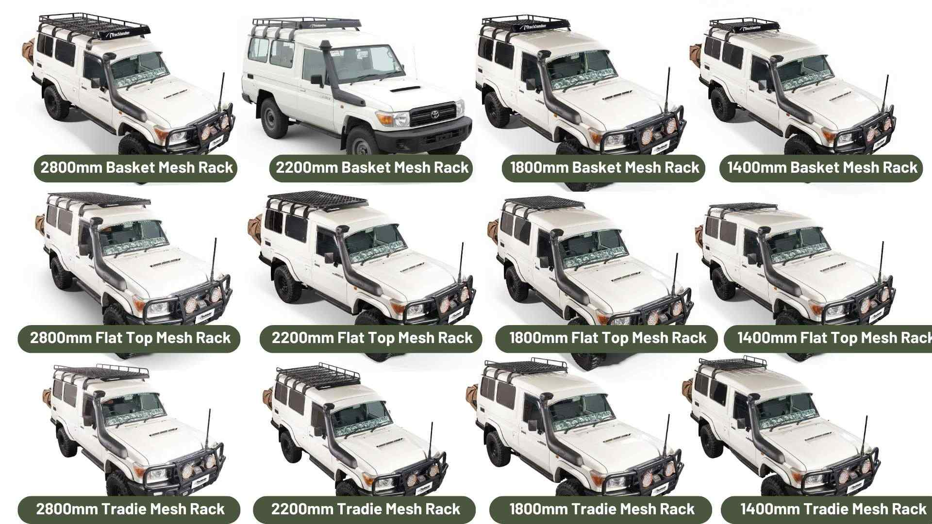 Toyota 78 Series Landcruiser Troopy Tracklander Mesh RoofRack The Best Roof Rack On The Market 9