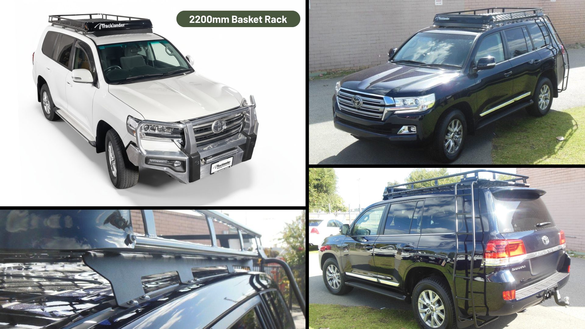 Toyota Landcruiser 200 Series Tracklander Basket Roofrack Best Roofrack 4