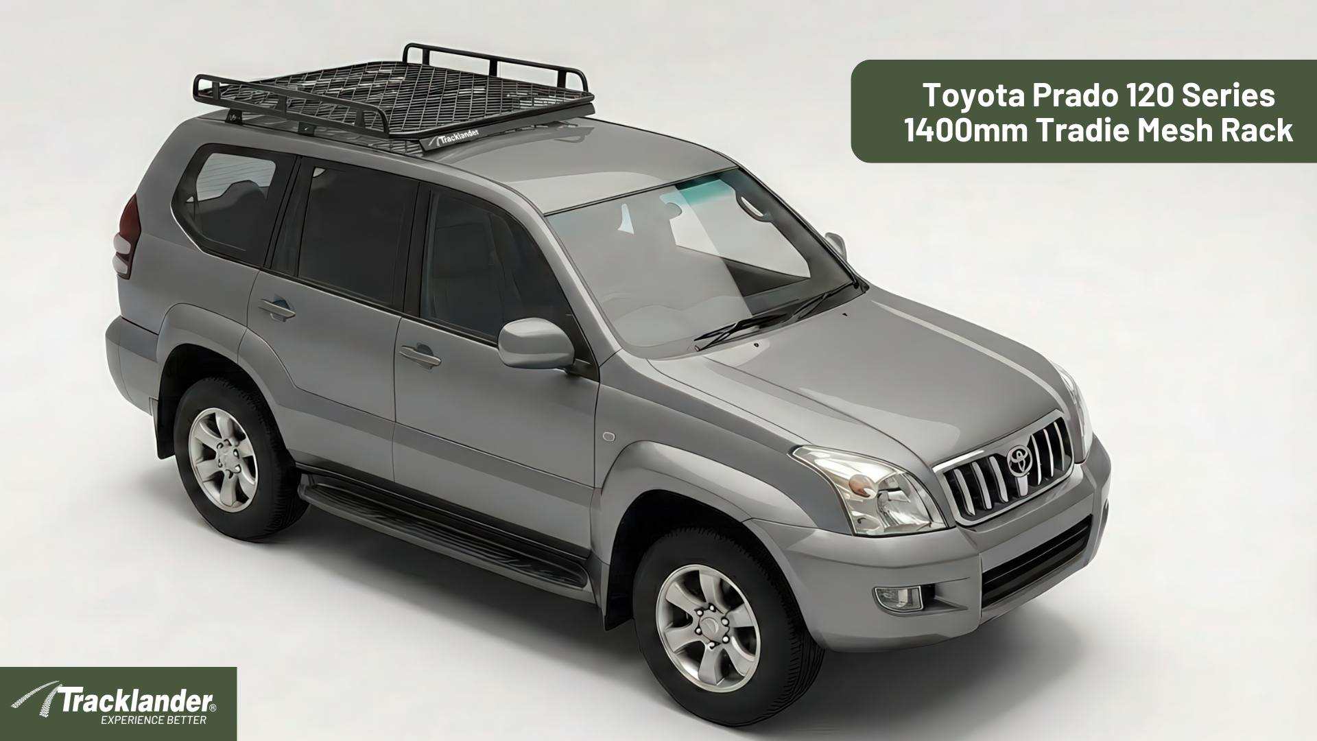 Toyota Prado 120 Series Tracklander Mesh Roof Rack Best Roofrack On the Market 15
