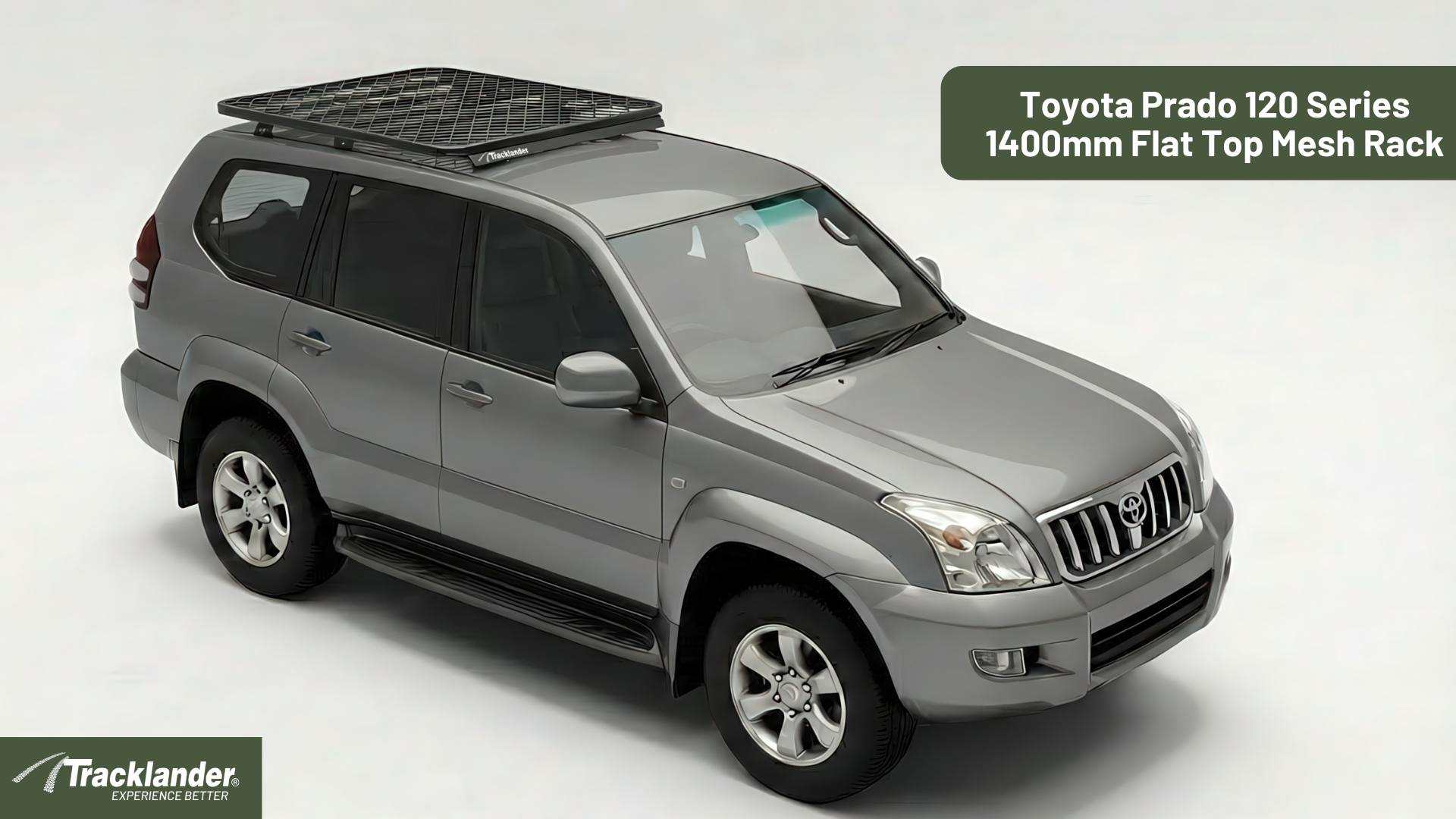 Toyota Prado 120 Series Tracklander Mesh Roof Rack Best Roofrack On the Market 16