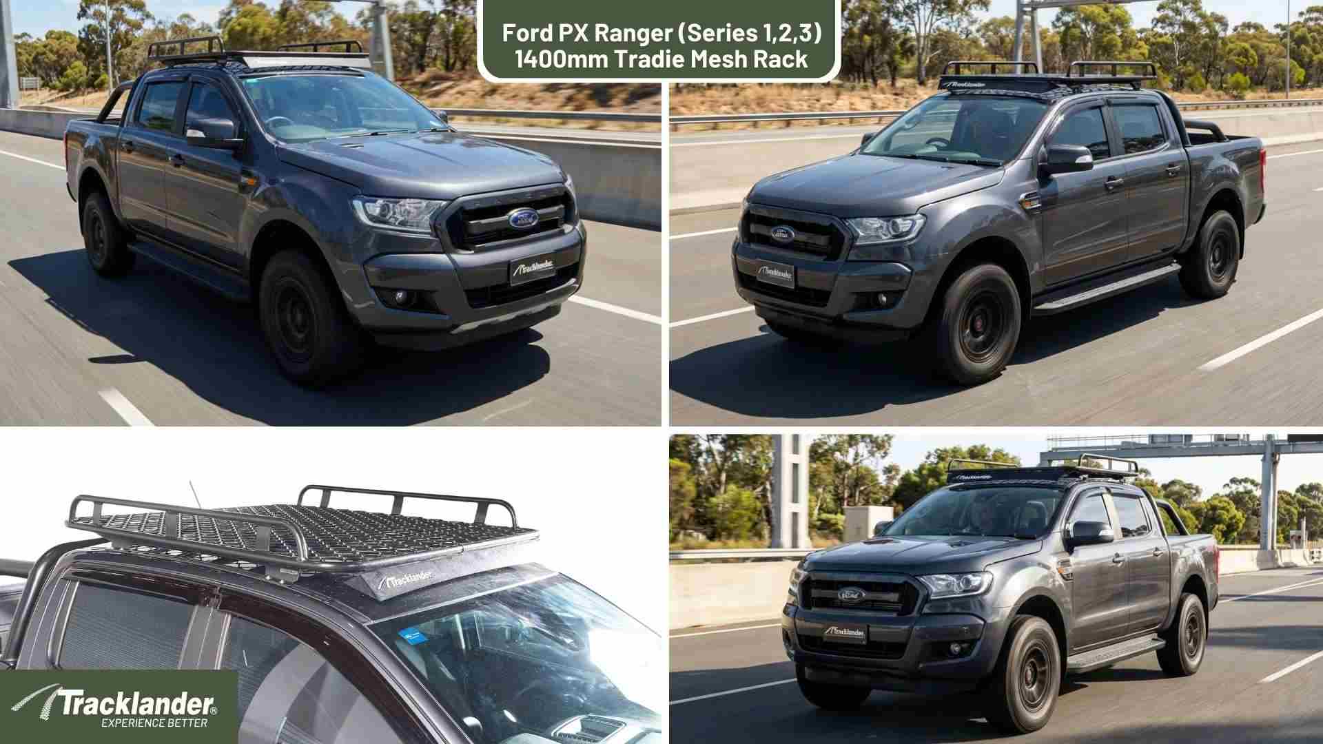 Ford Px Ranger Tracklander Mesh Roof Rack Best Roofrack on the market 14