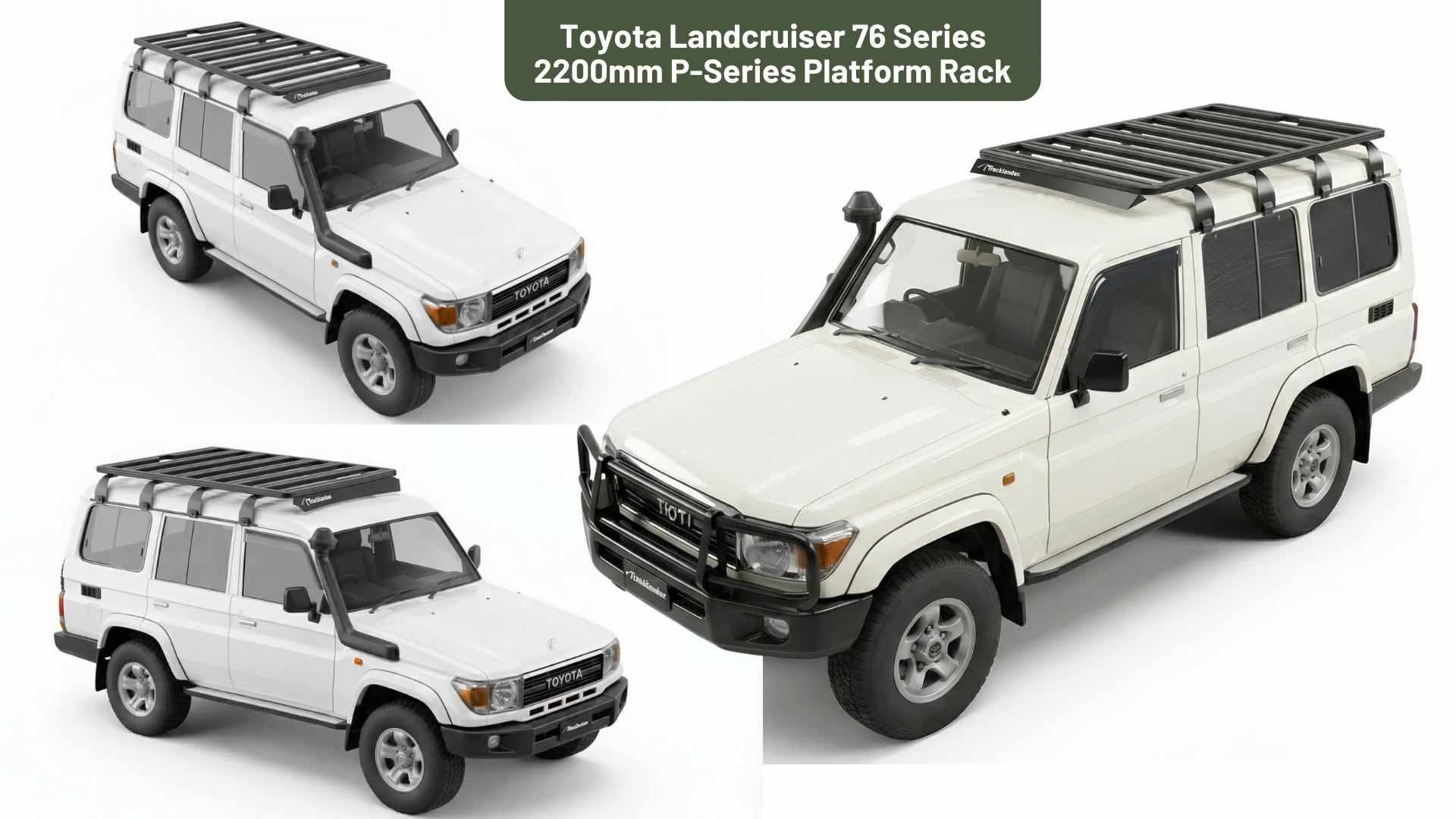 Toyota 76 Series Landcruiser Tracklander P Series Roof Rack 3