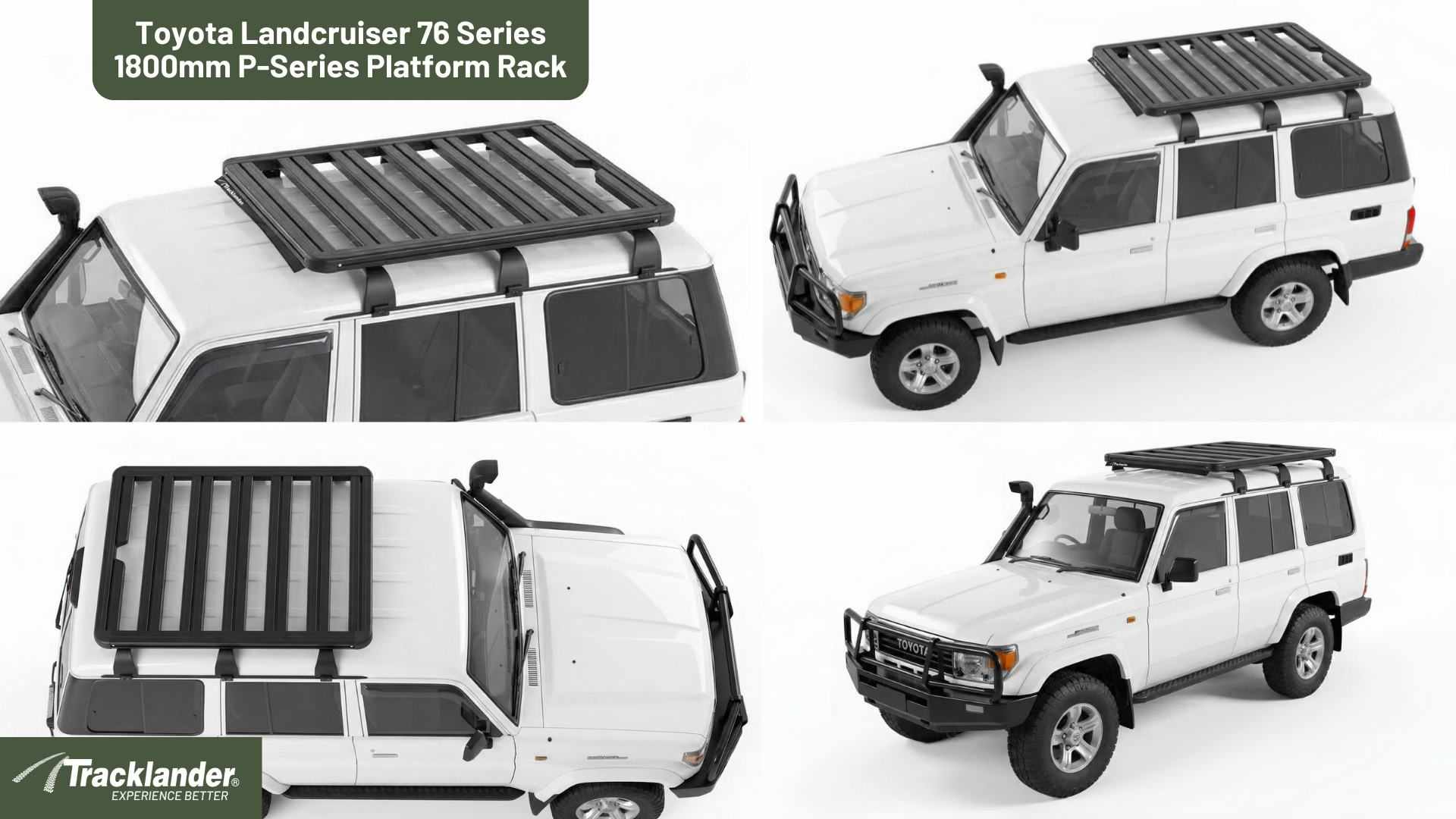 Toyota 76 Series Landcruiser Tracklander P Series Roof Rack 5