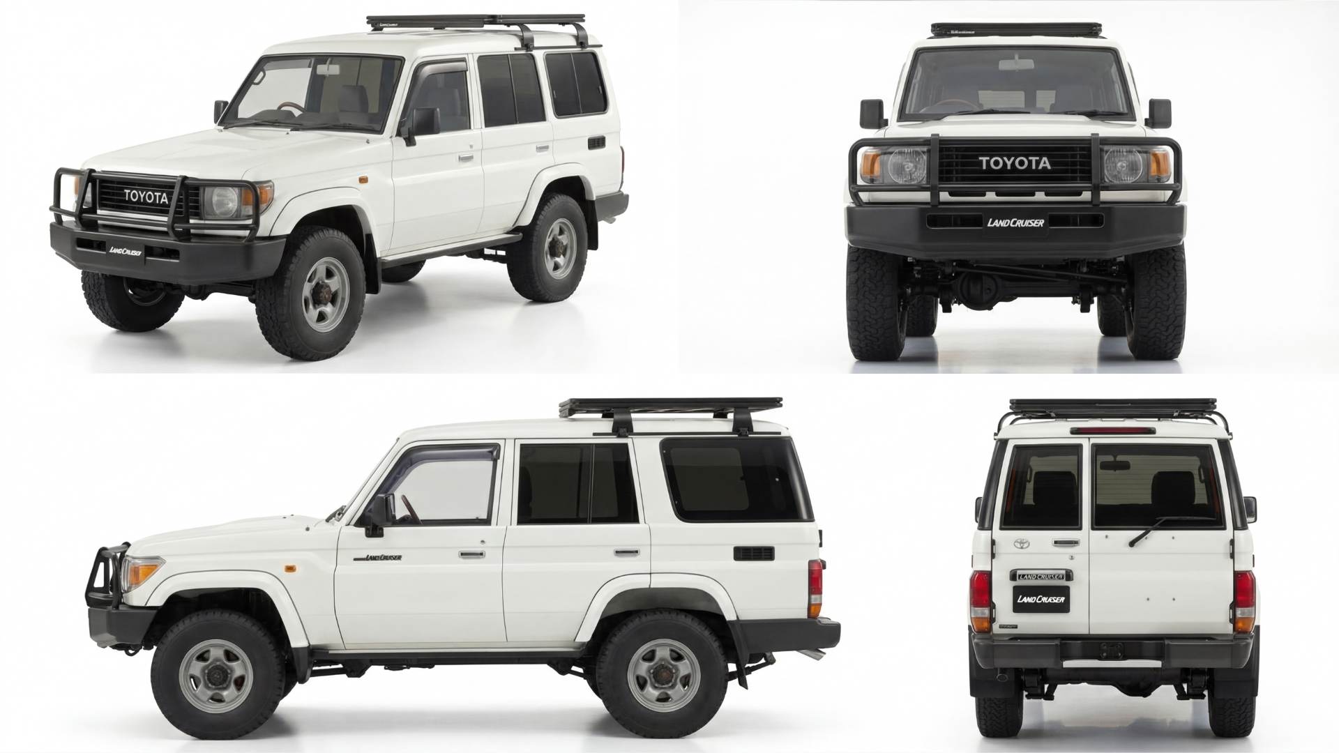 Toyota 76 Series Landcruiser Tracklander P Series Roof Racks 2
