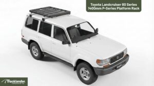 1400mm Tracklander P-Series Platform Roof Rack Kit for Toyota 80 Series Landcruiser
