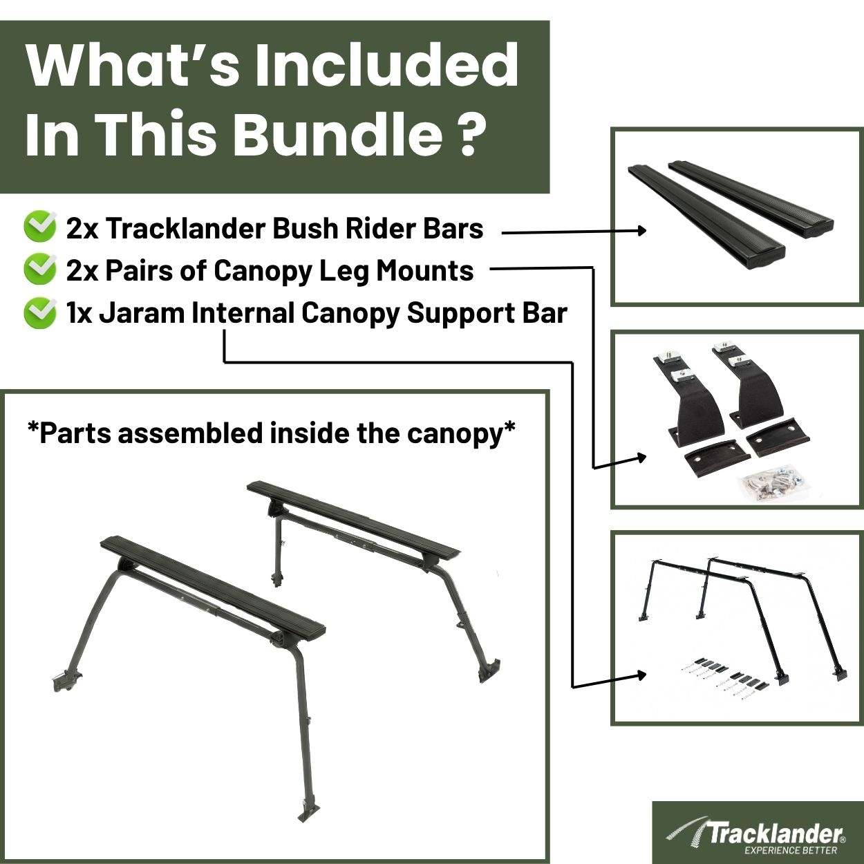 Ford Ranger Tracklander Canopy Roof Rack 2 Bush Rider (2)