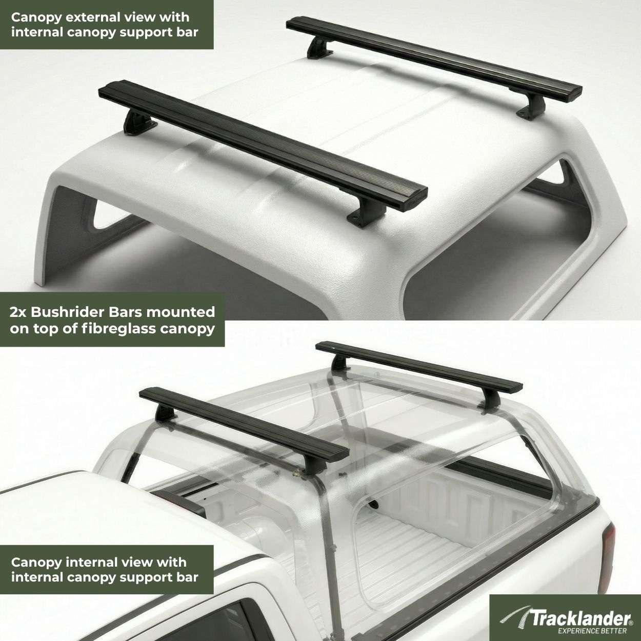 Ford Ranger Tracklander Canopy Roof Rack 2 Bush Rider (3)