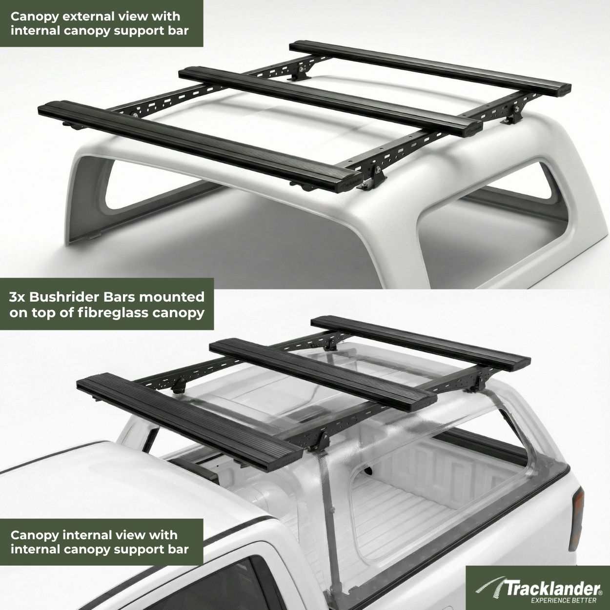 Ford Ranger Tracklander Canopy Roof Rack 3 Bushrider (2)