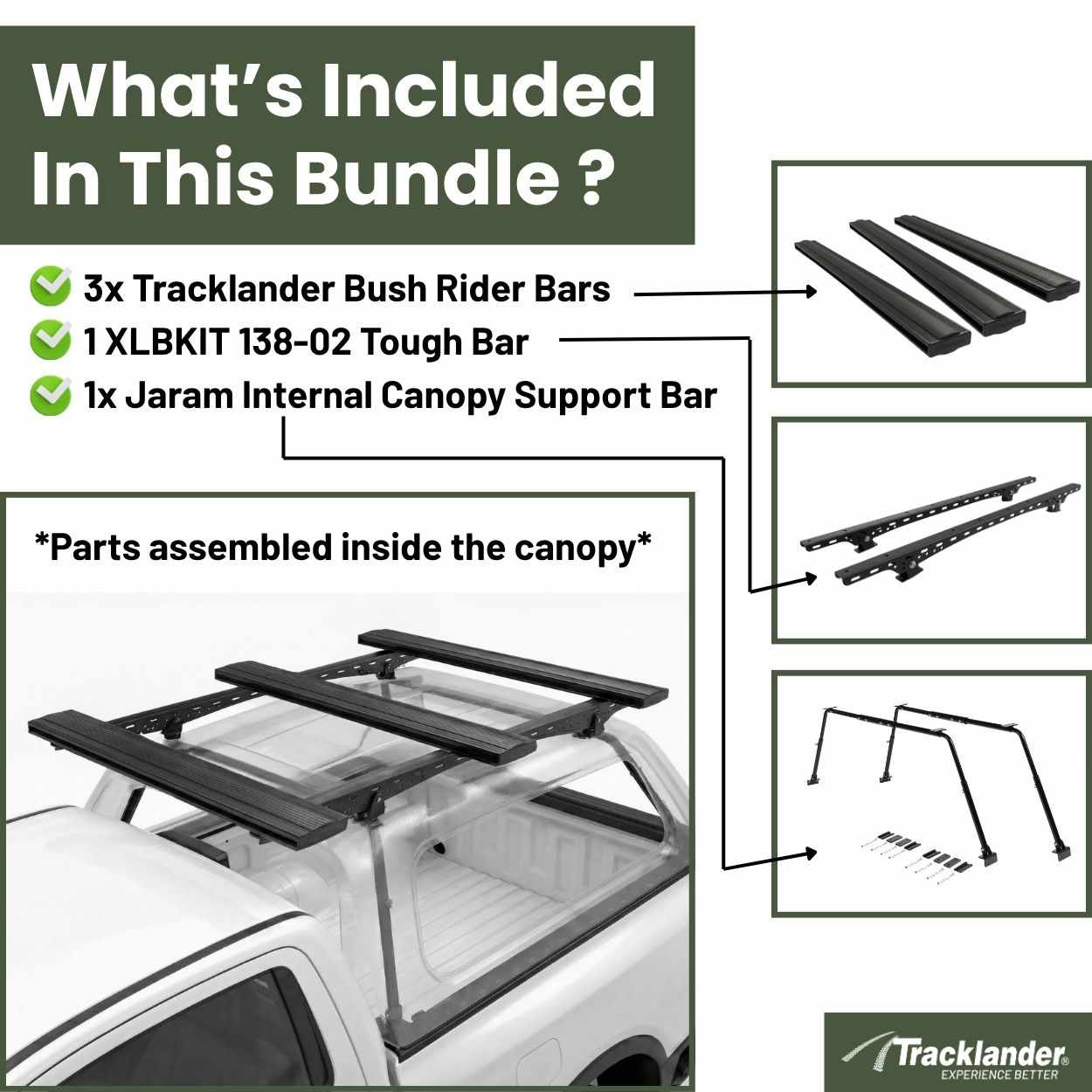 Ford Ranger Tracklander Canopy Roof Rack 3 Bushrider (3)